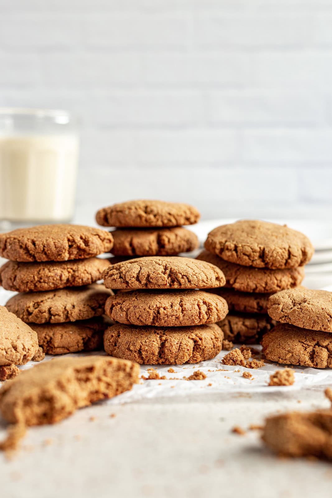 Vegan Ginger Molasses Cookies (Gluten-Free)