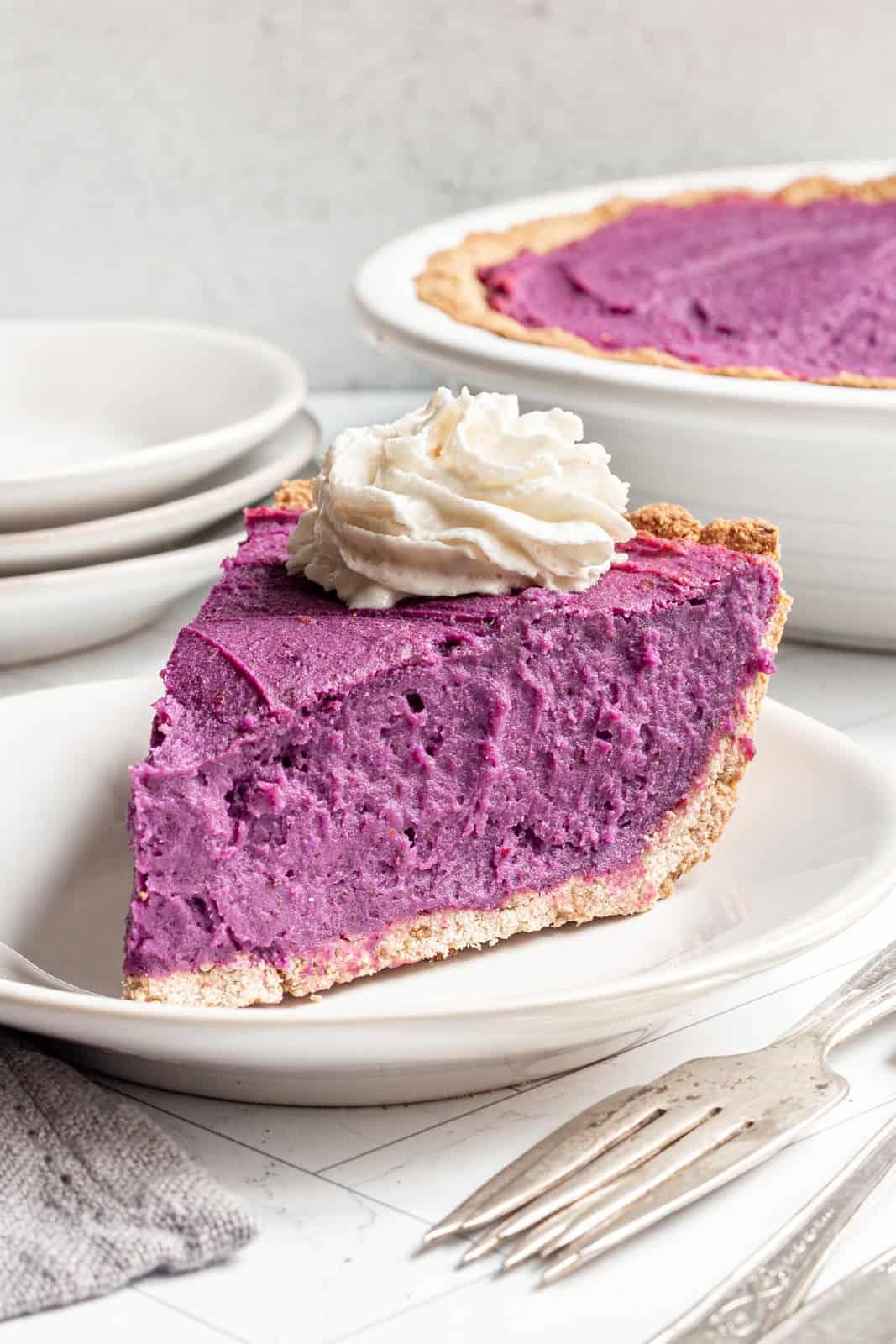 Vegan Purple Sweet Potato Pie