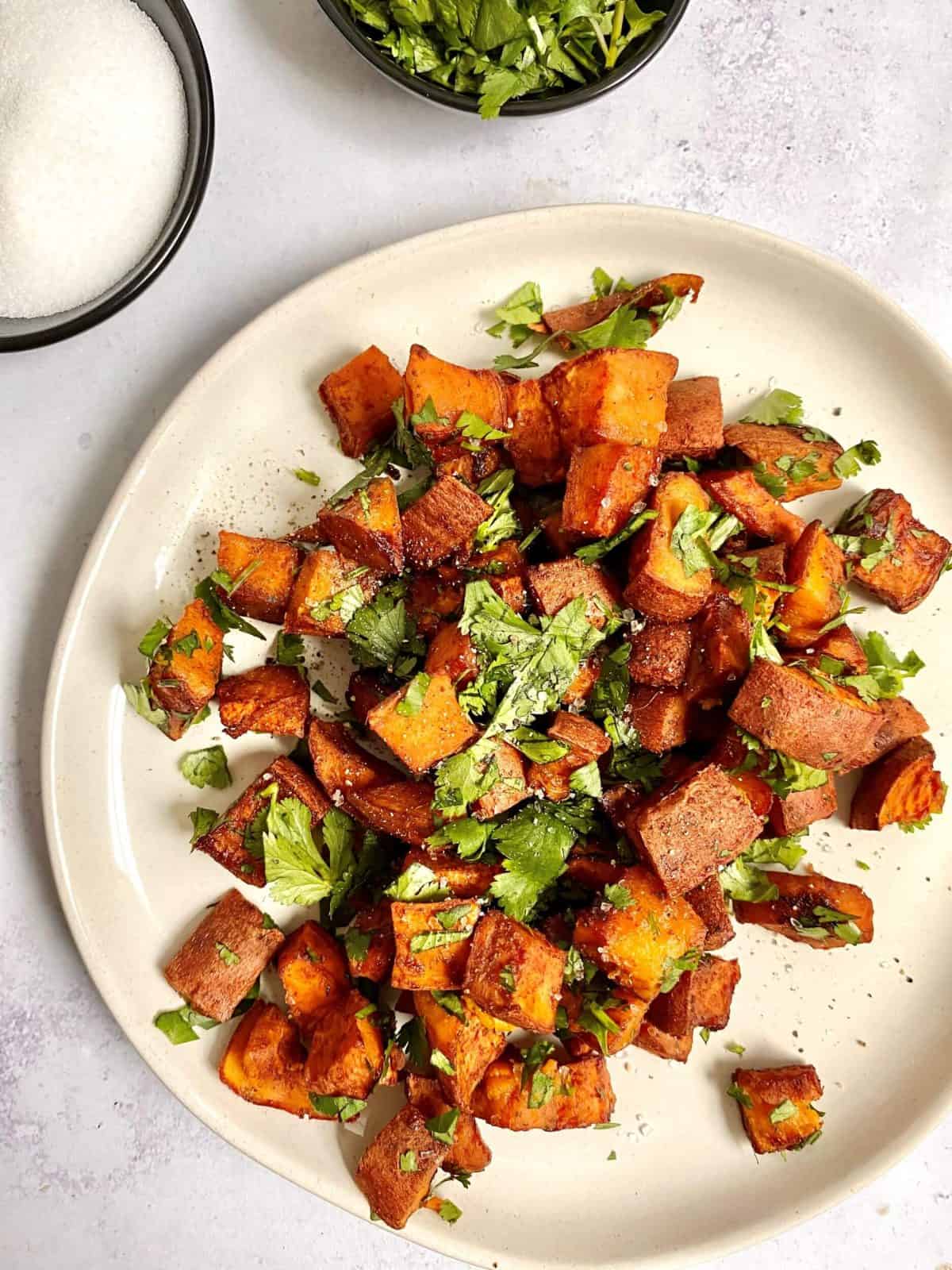 Date-Glazed Spicy Sweet Potatoes
