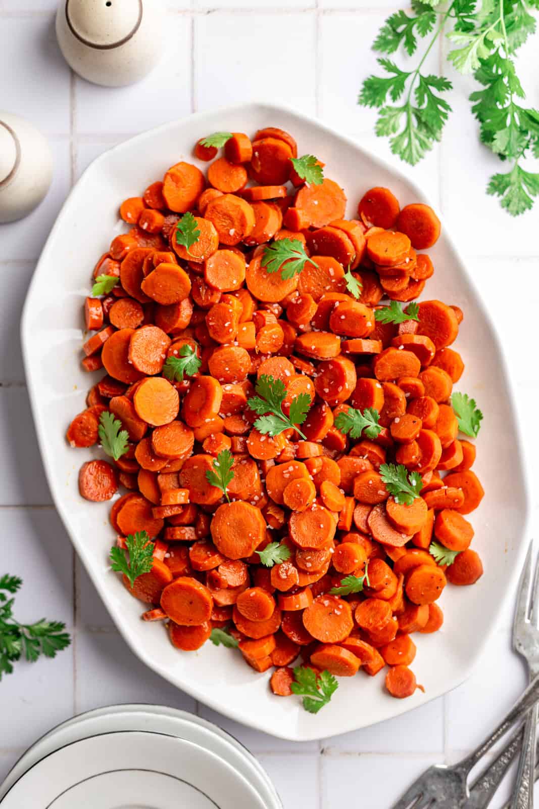 Bourbon Glazed Carrots