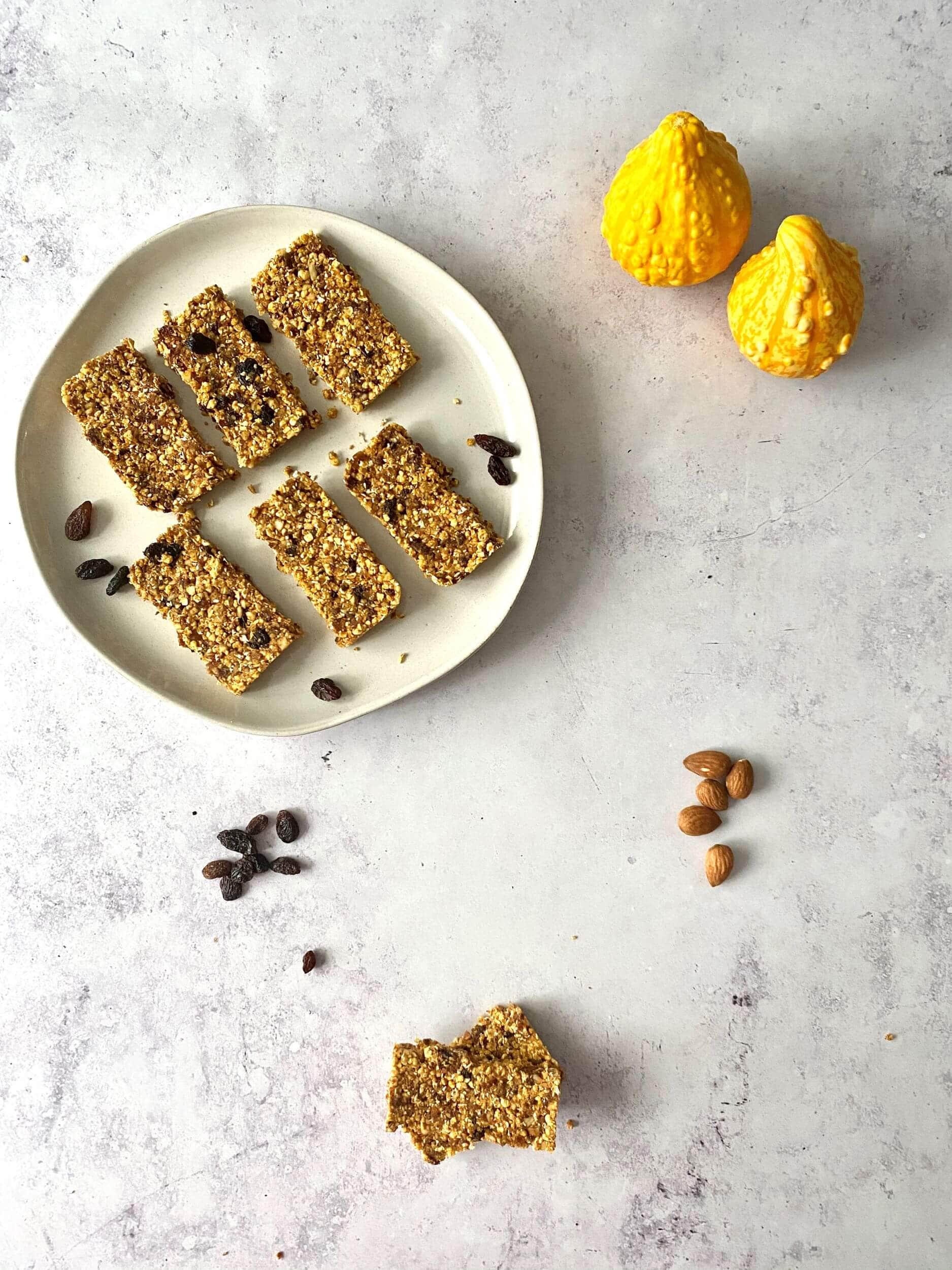 Pumpkin Pie Granola Bars