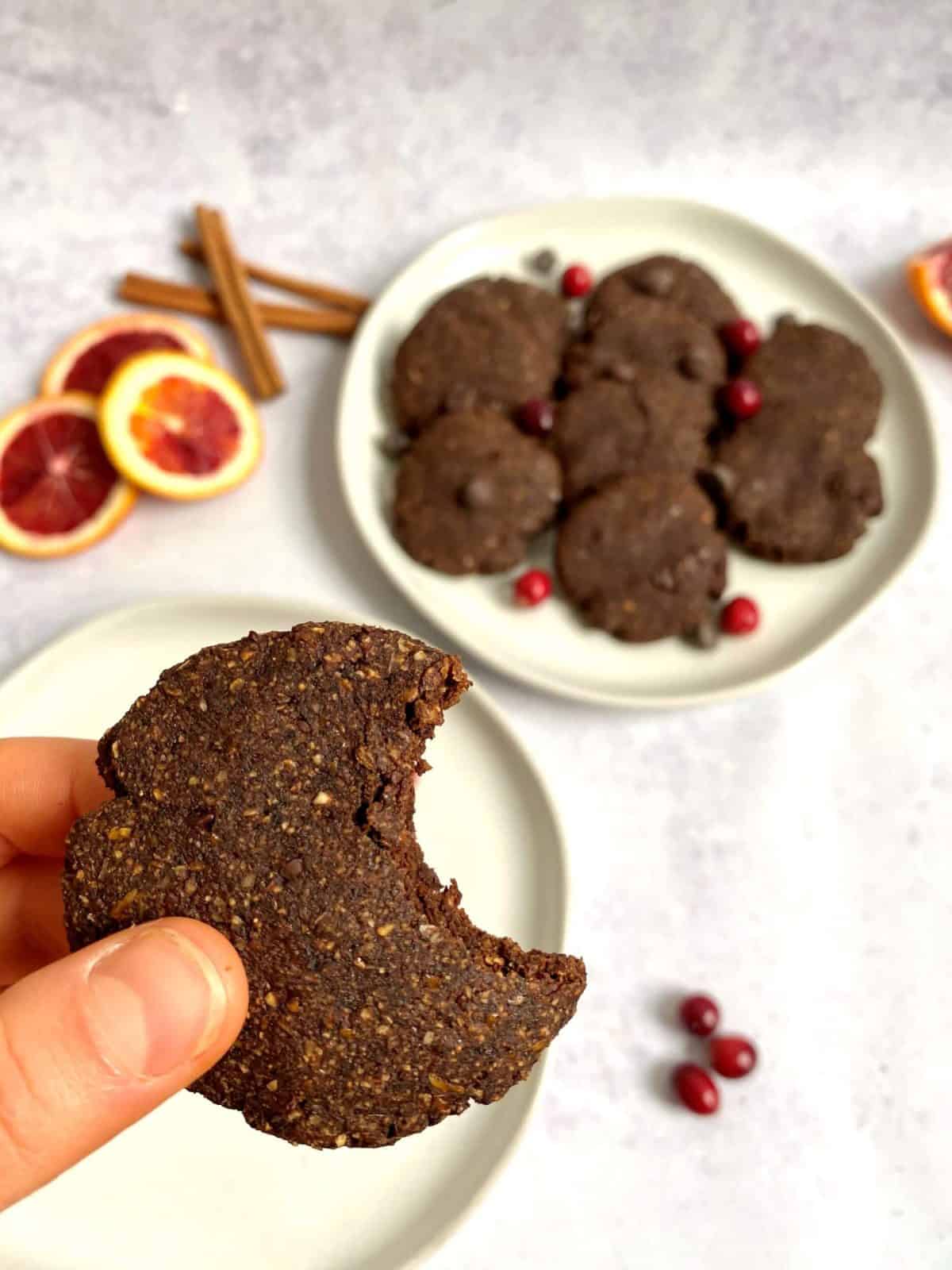 Vegan Chocolate Spice Cookies
