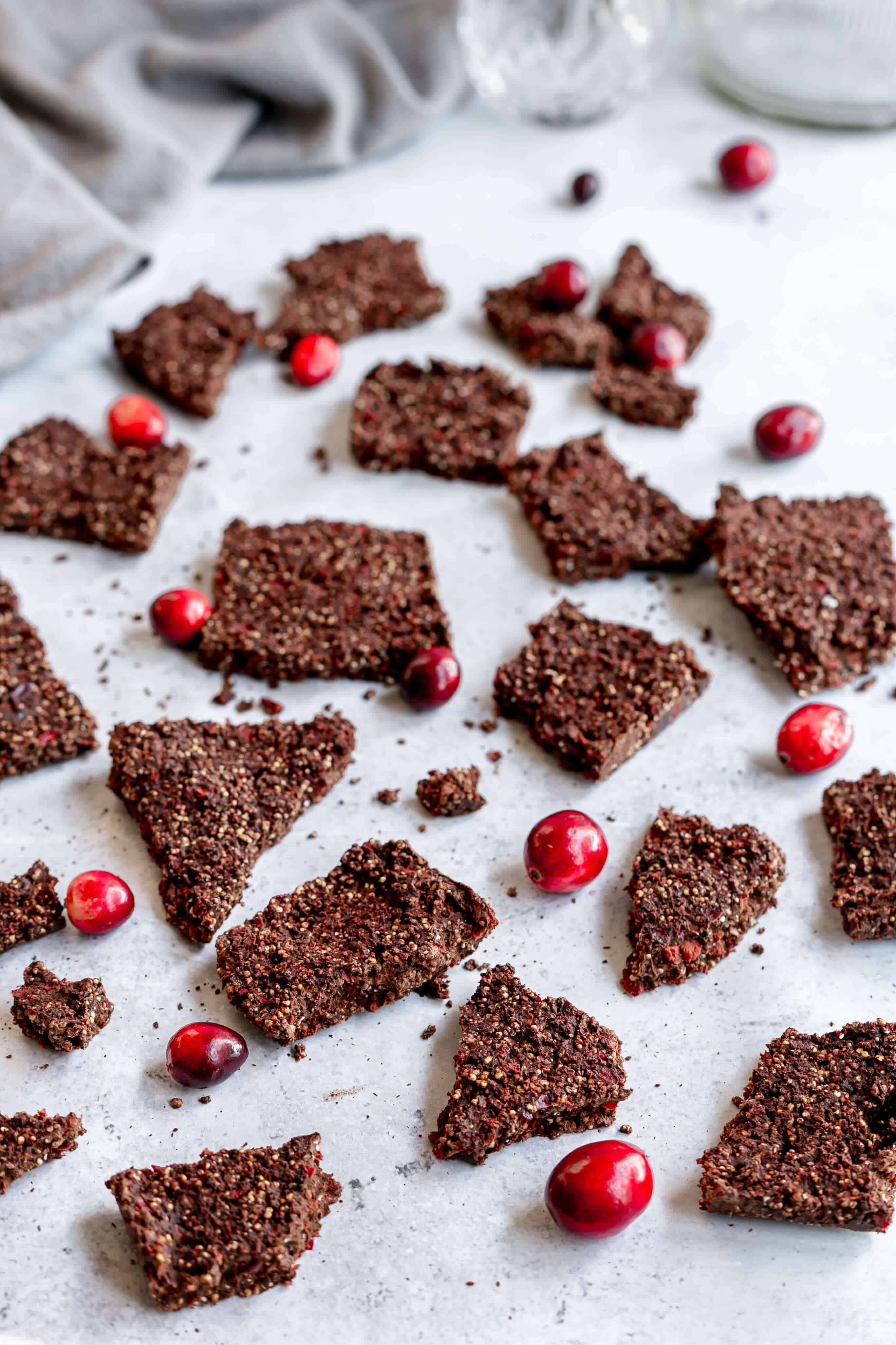 Vegan Cranberry Crunch Bark