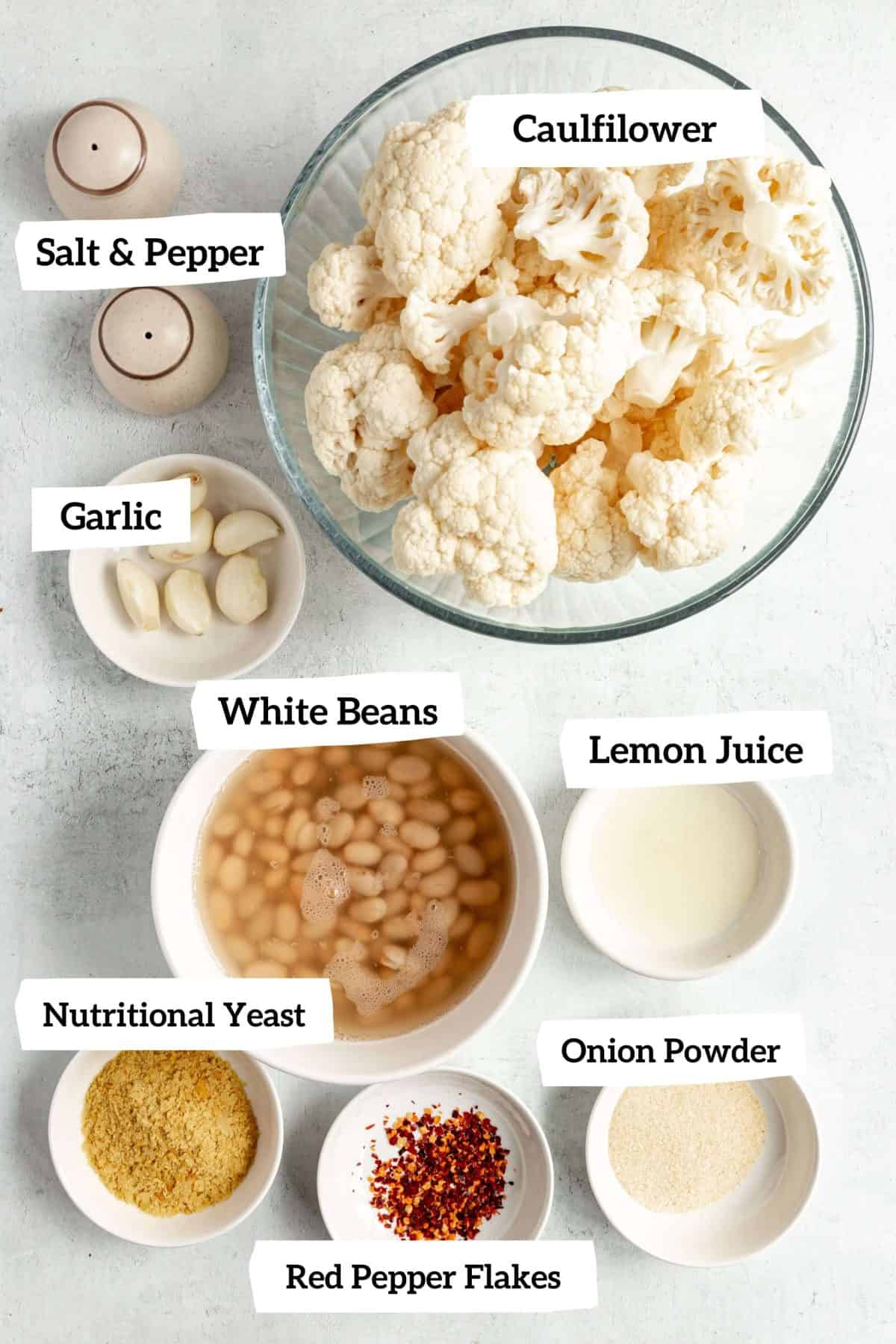 Cauliflower Béchamel Sauce Ingredients