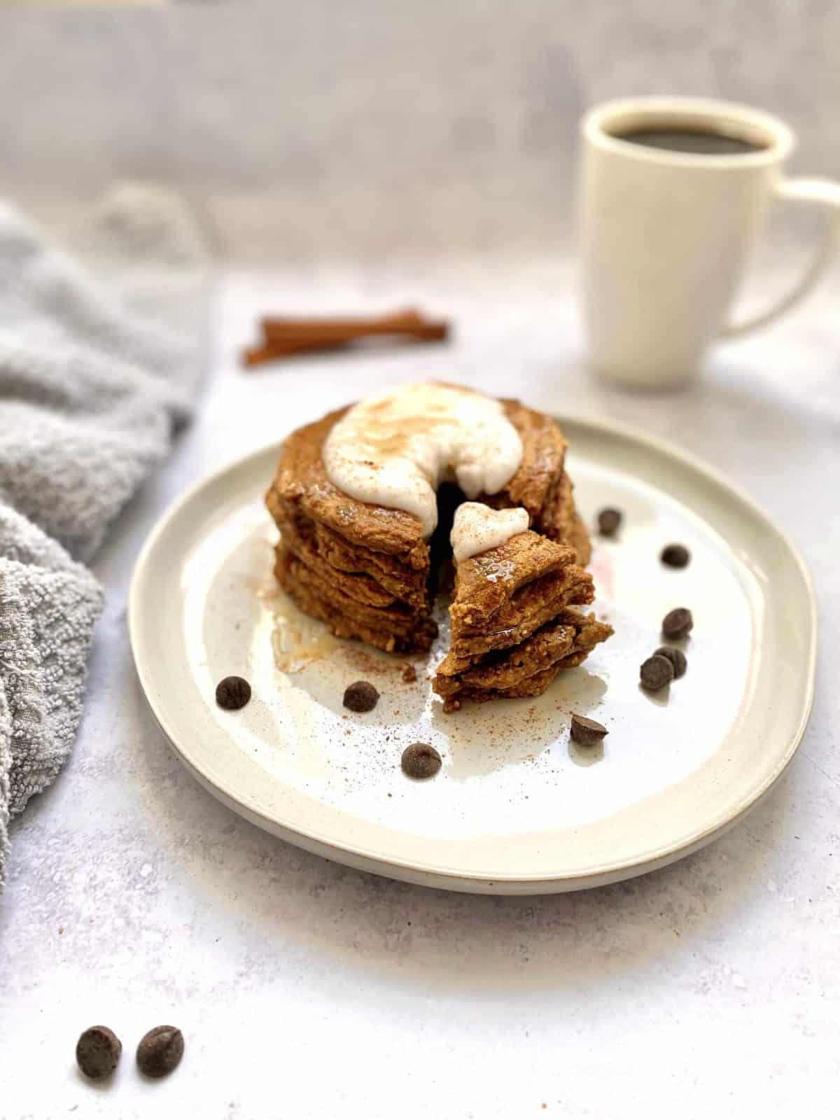 Dirty Chai Latte Pancakes