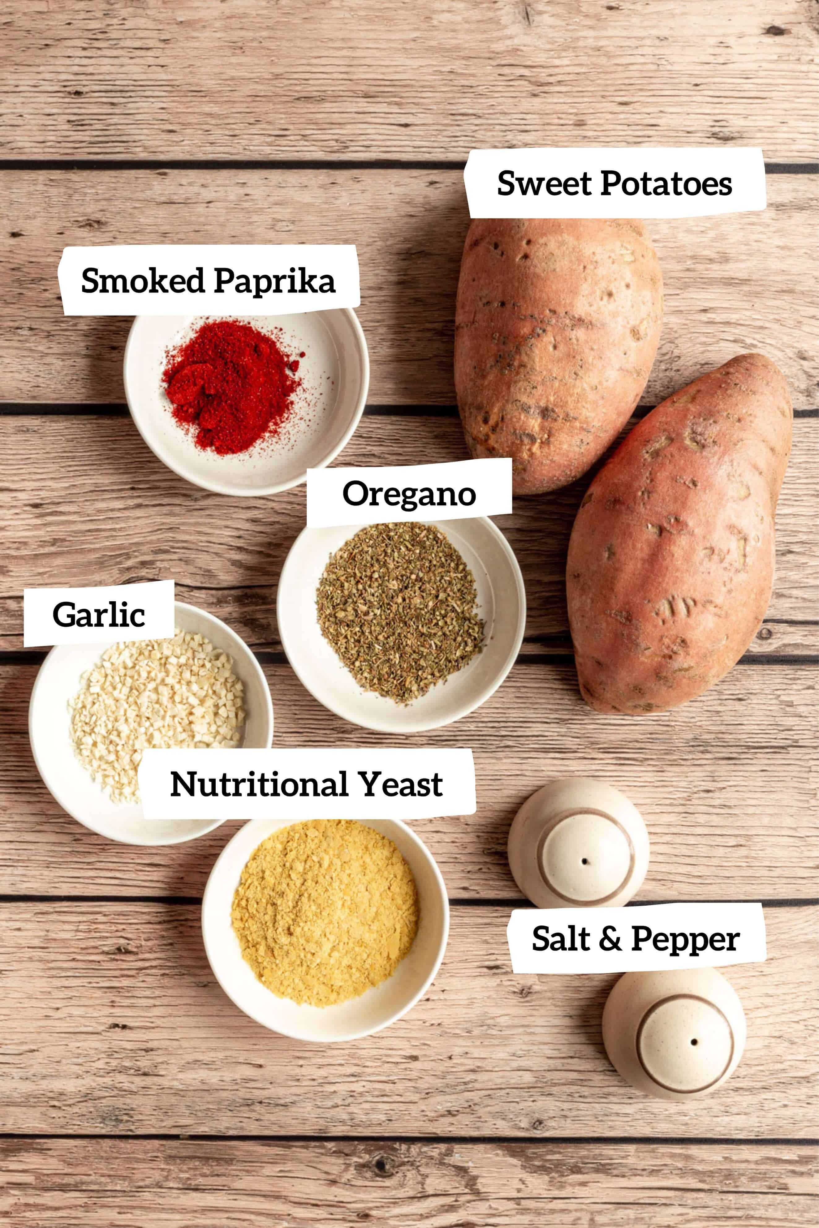 sweet potato fries ingredients