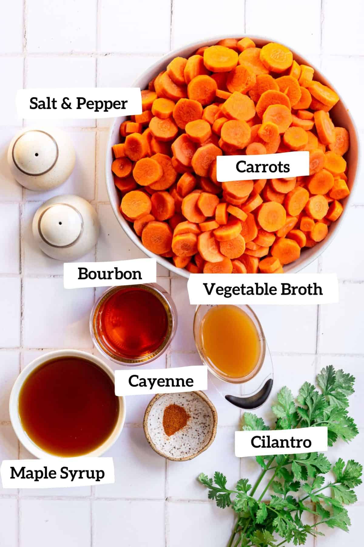 Bourbon Glazed Carrots Ingredients