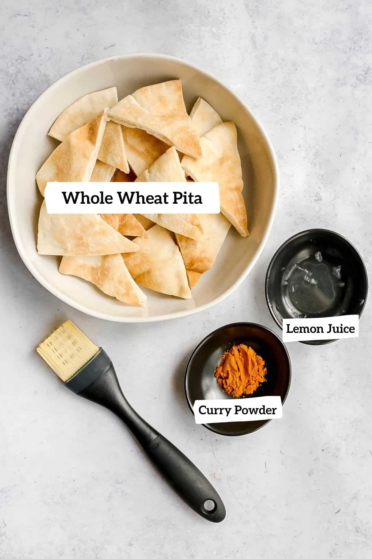 Curried Pita Chips Ingredients