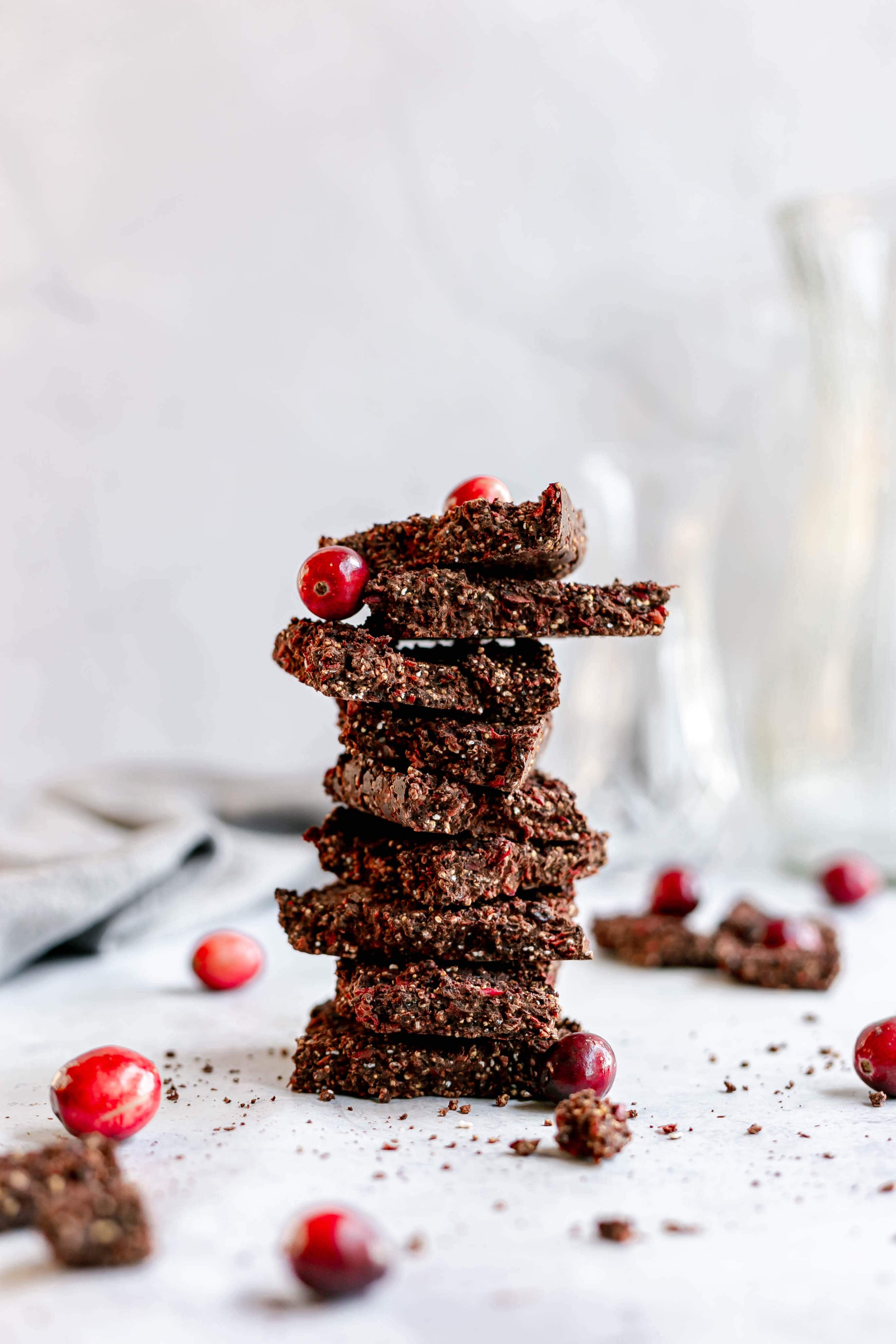Vegan Cranberry Crunch Bark
