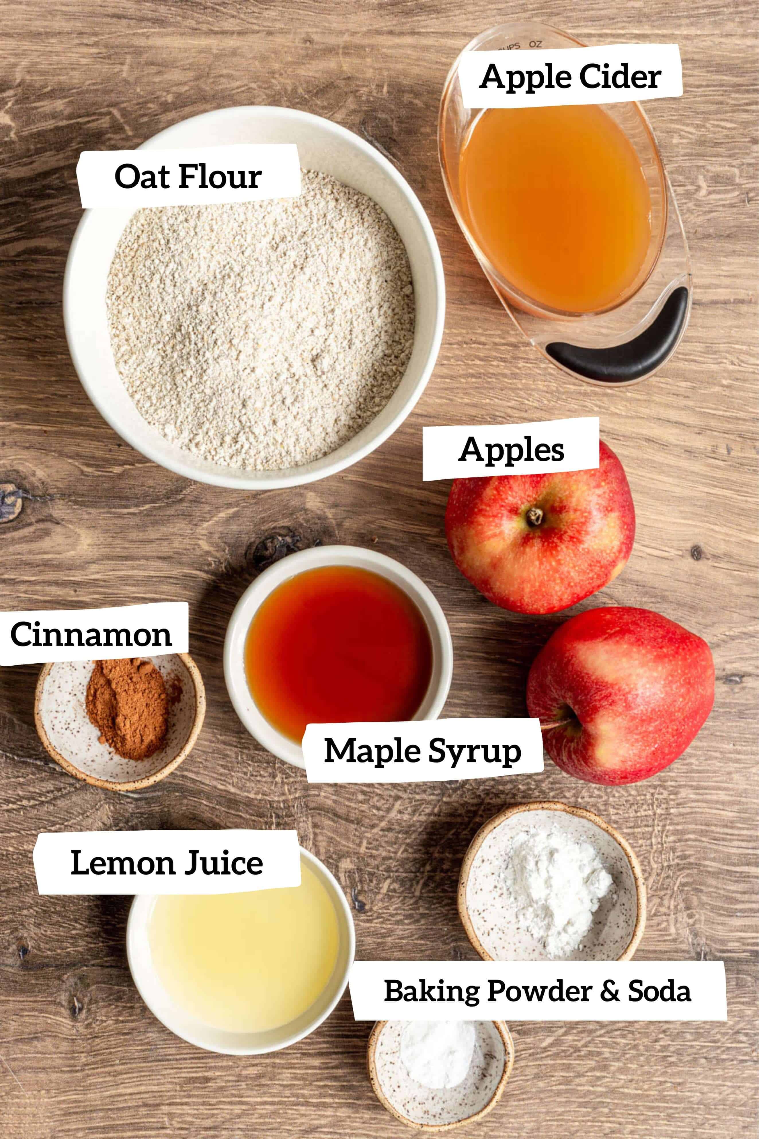 Vegan German Apple Pancakes Ingredients
