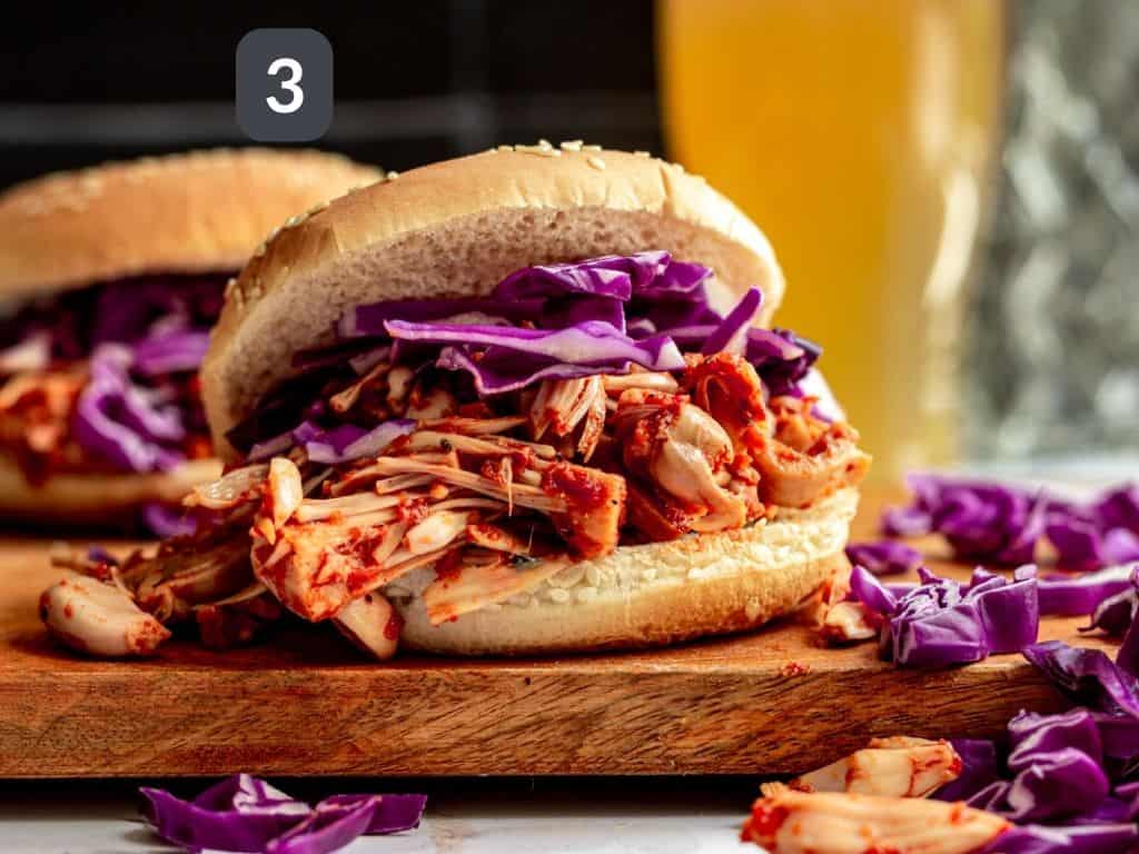 Barbecue Jackfruit Sandwiches Step 3