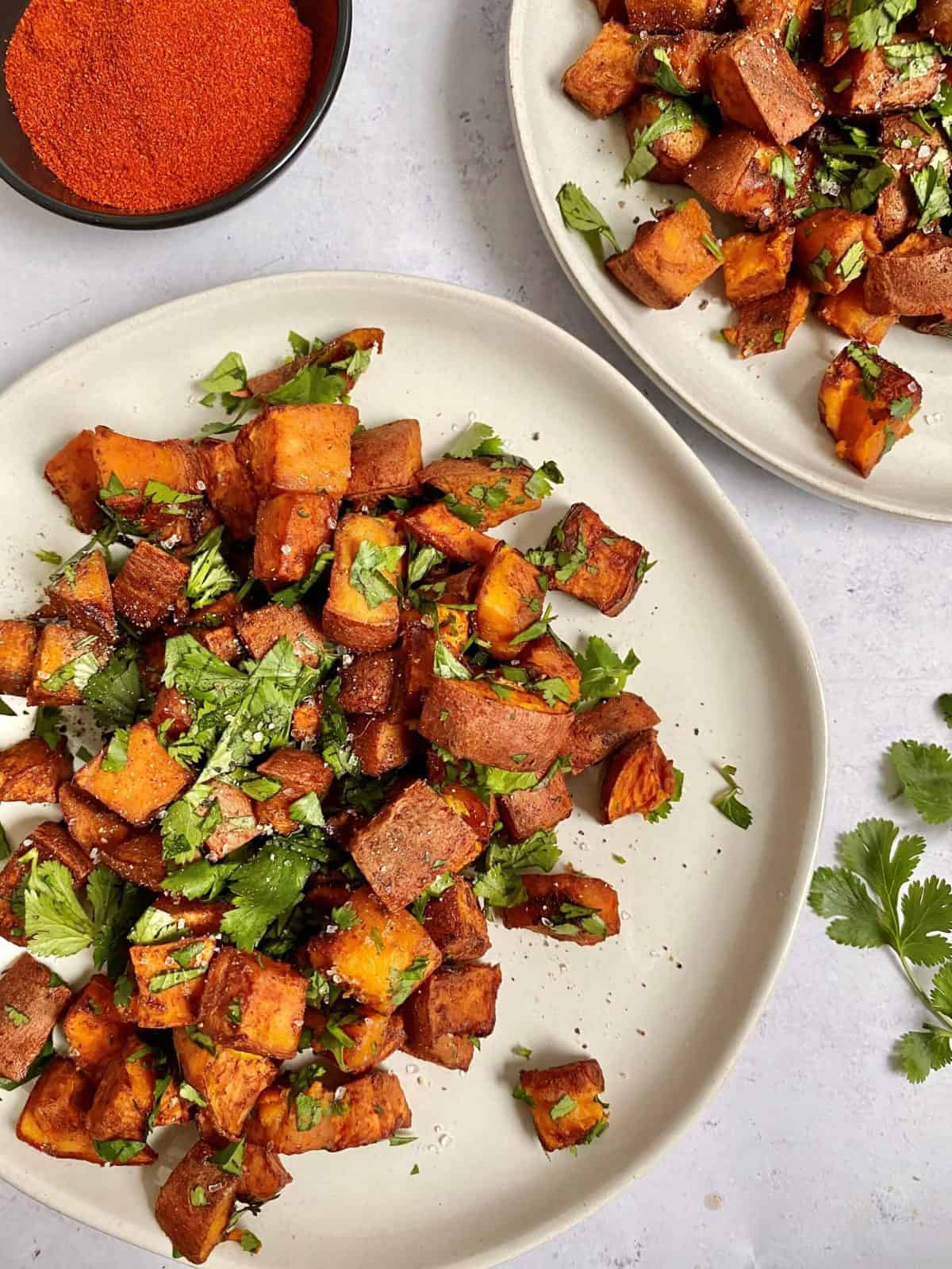 Date-Glazed Spicy Sweet Potatoes