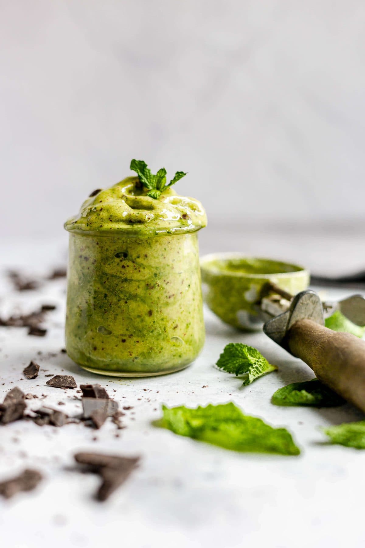 Mint Chocolate Chip Soft Serve