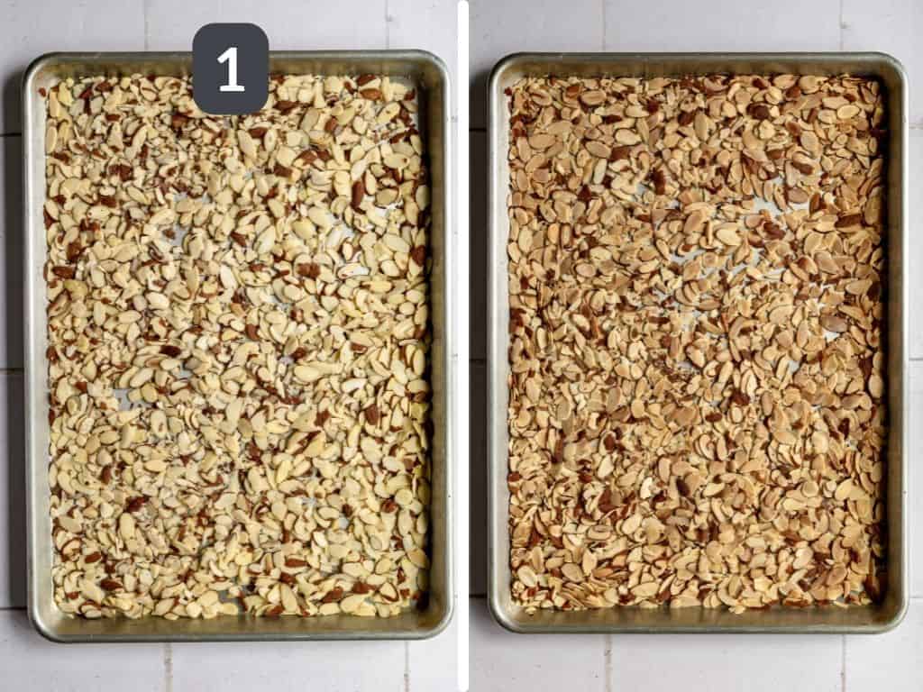 Plant-Based Chocolate Almond Torte Step 1