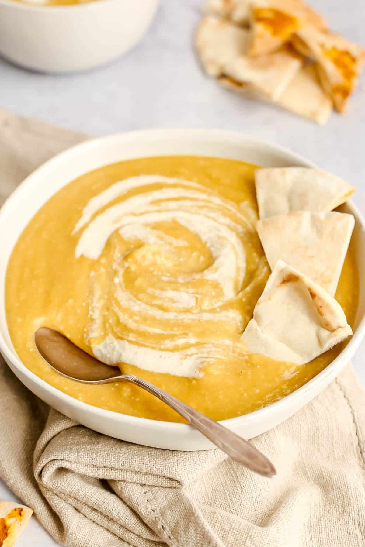 Plant-Based Curried Parsnip Soup