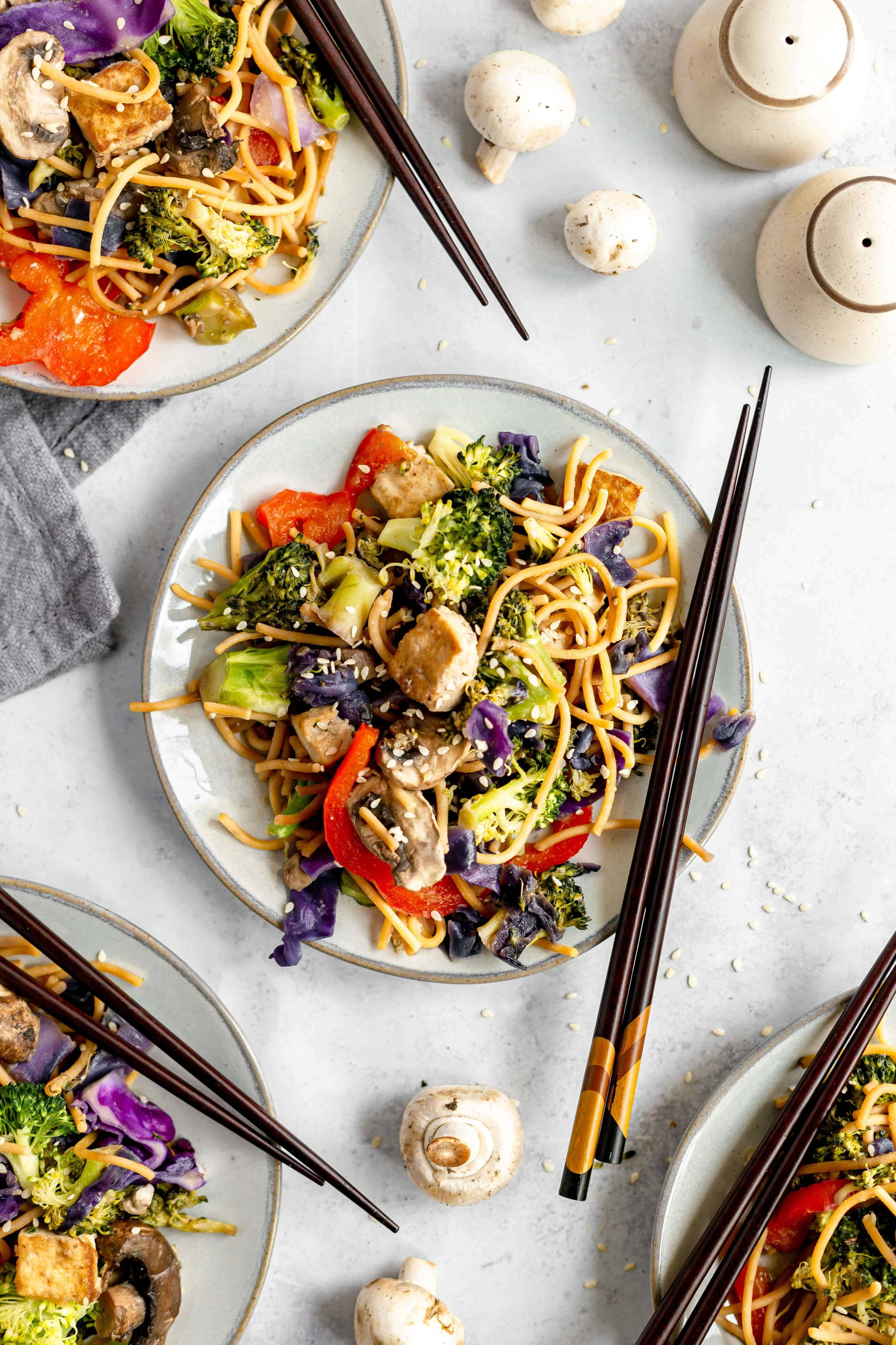 Plant-Based Lo Mein