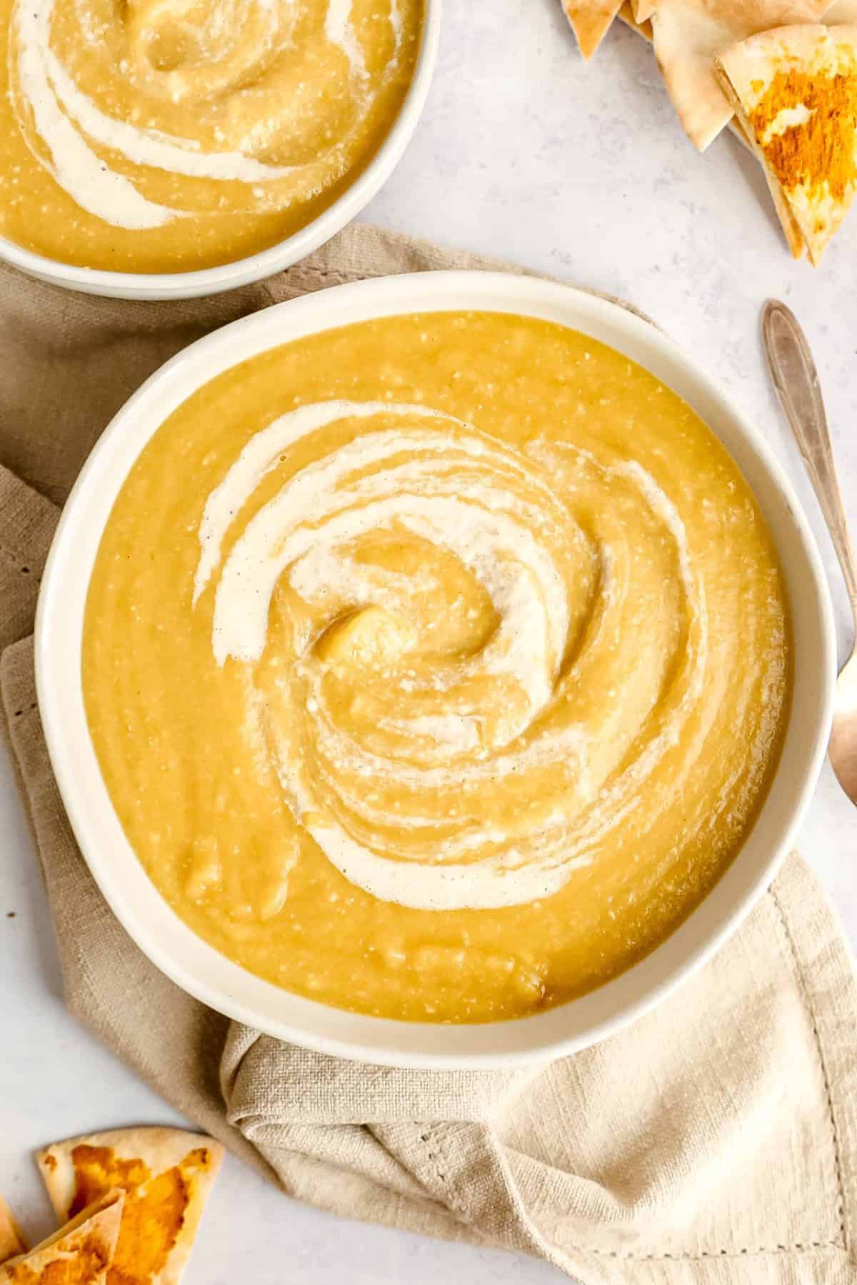 Plant-Based Curried Parsnip Soup