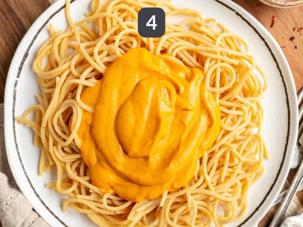 Sweet Potato Pasta Sauce Step 4