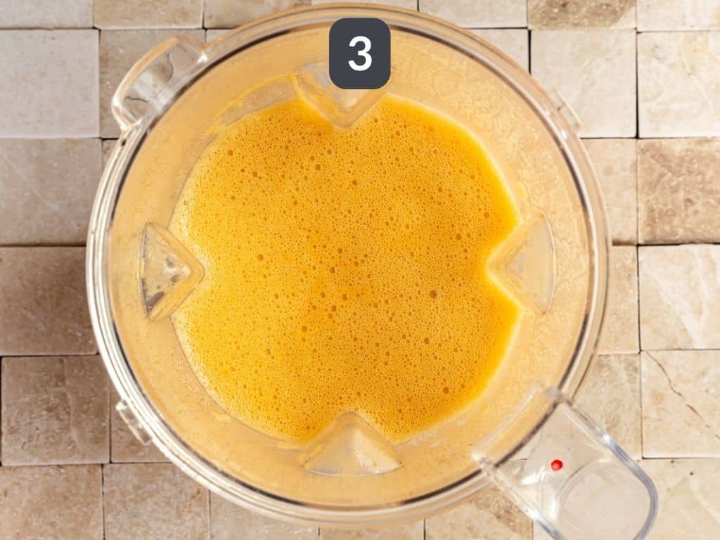 Vegan Garlic Chickpea Soup step 3 blend