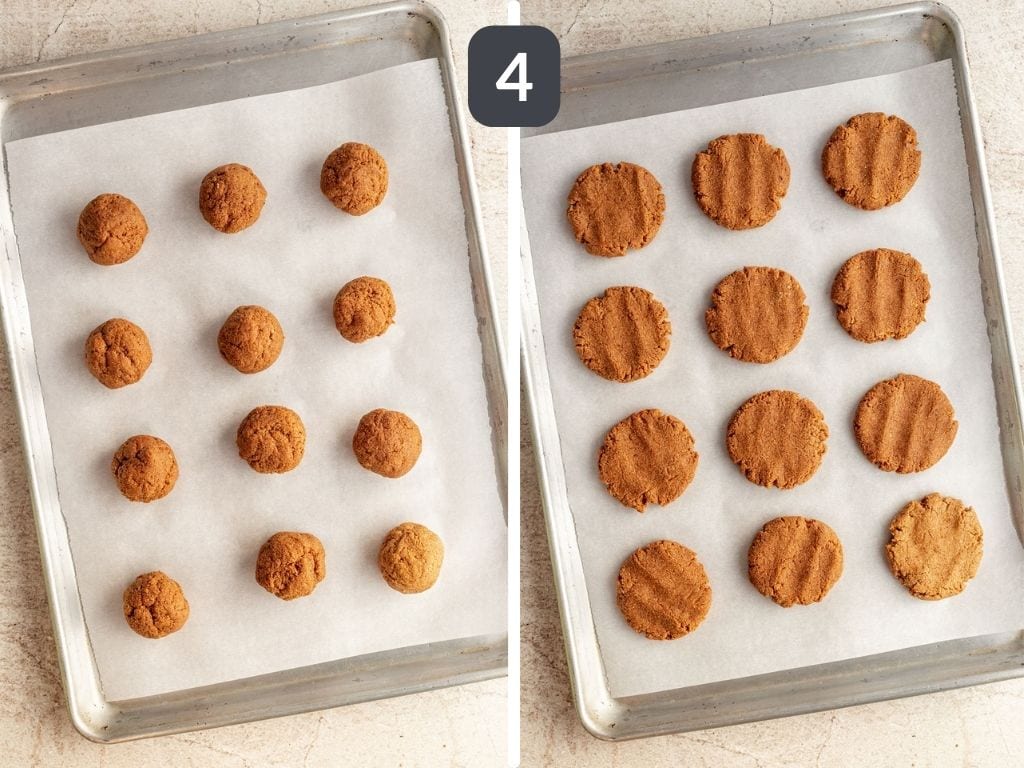 Vegan Ginger Molasses Cookies Step 4