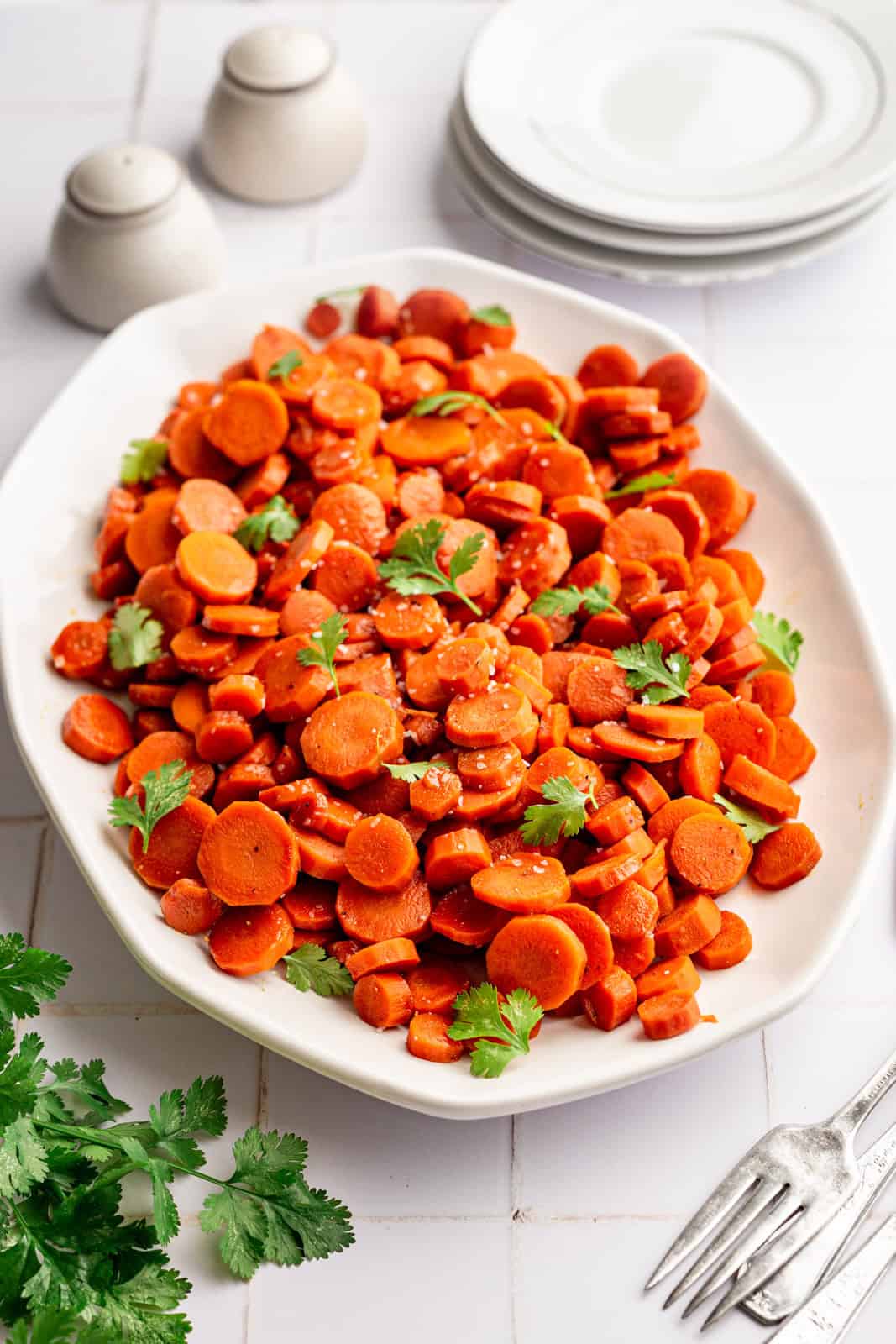 Bourbon Glazed Carrots