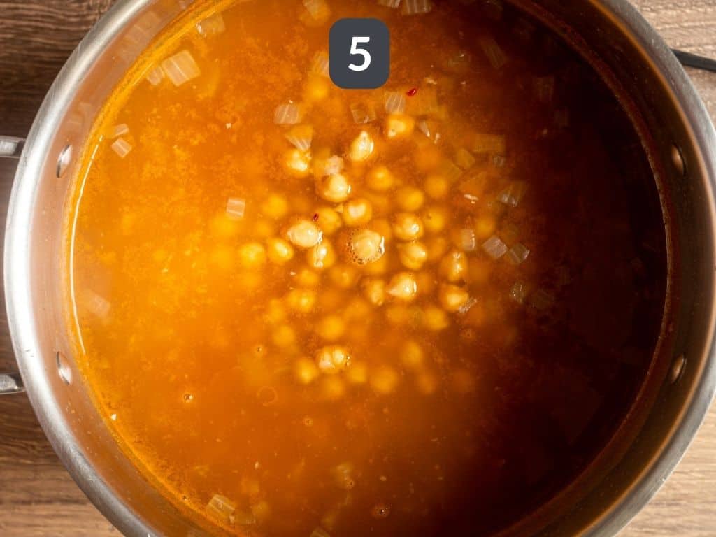 Chickpea Yogurt Soup Step 5