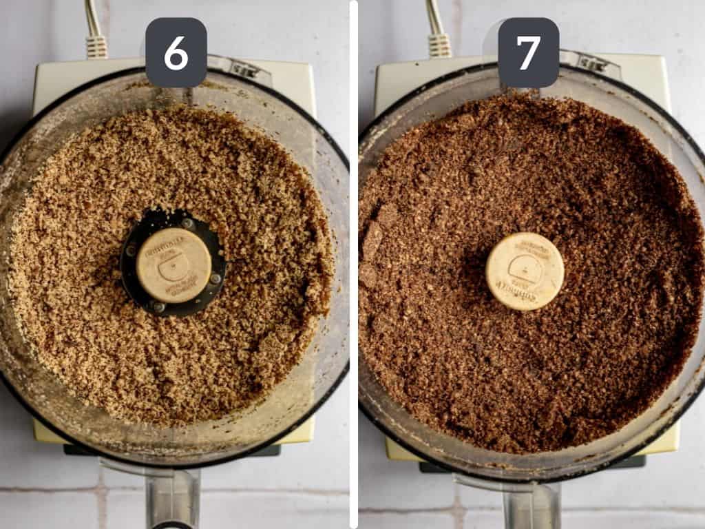 Plant-Based Chocolate Almond Torte Steps 6 & 7