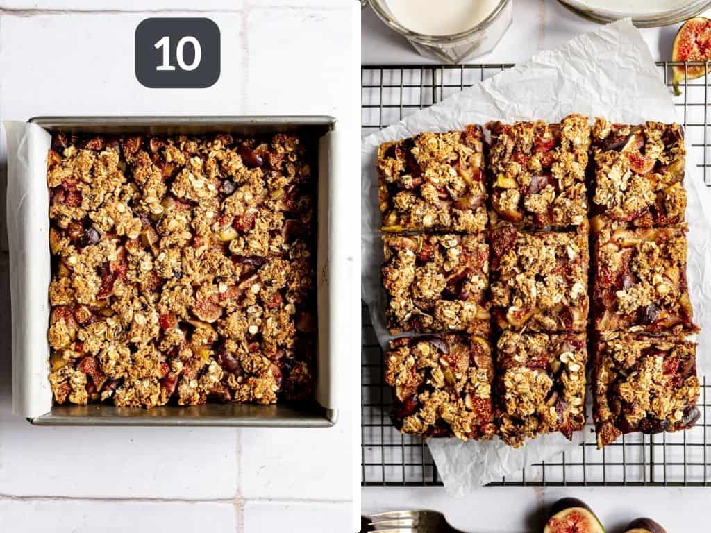 Fig Crumble Bars Step 10