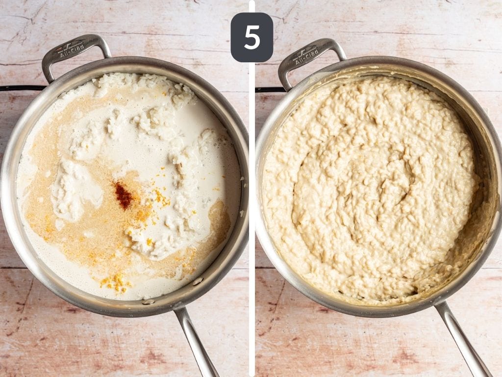 Vegan Bourbon Orange Rice Pudding Step 5
