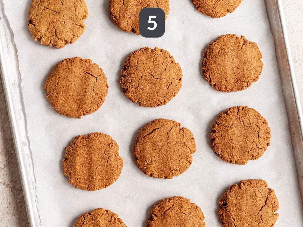 Vegan Ginger Molasses Cookies Step 5