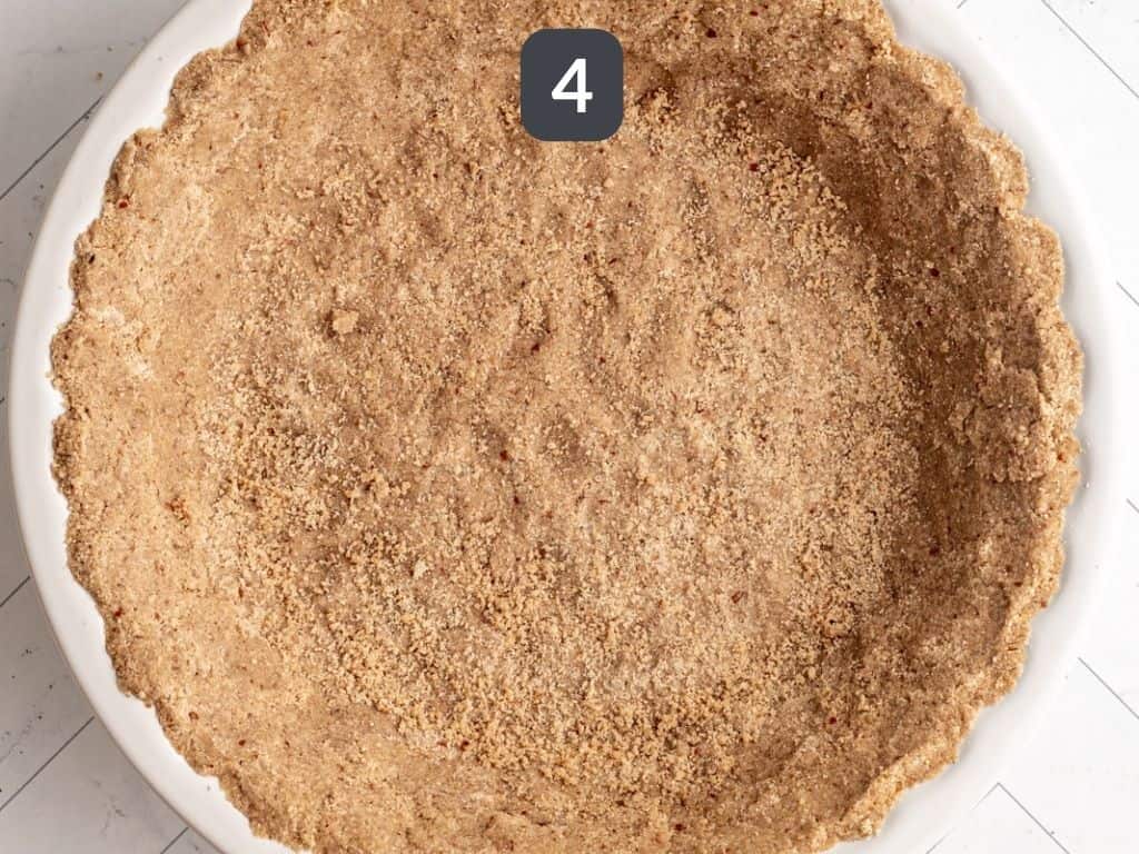 Vegan Purple Sweet Potato Pie Step 4