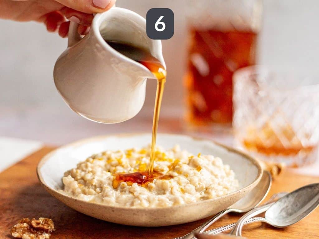 Vegan Bourbon Orange Rice Pudding Step 6
