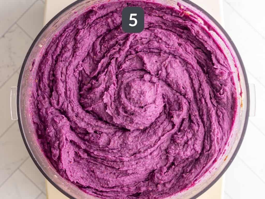Vegan Purple Sweet Potato Pie Step 5