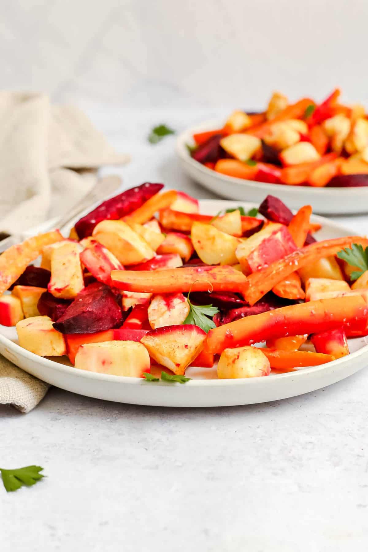 Dijon Roasted Root Vegetables