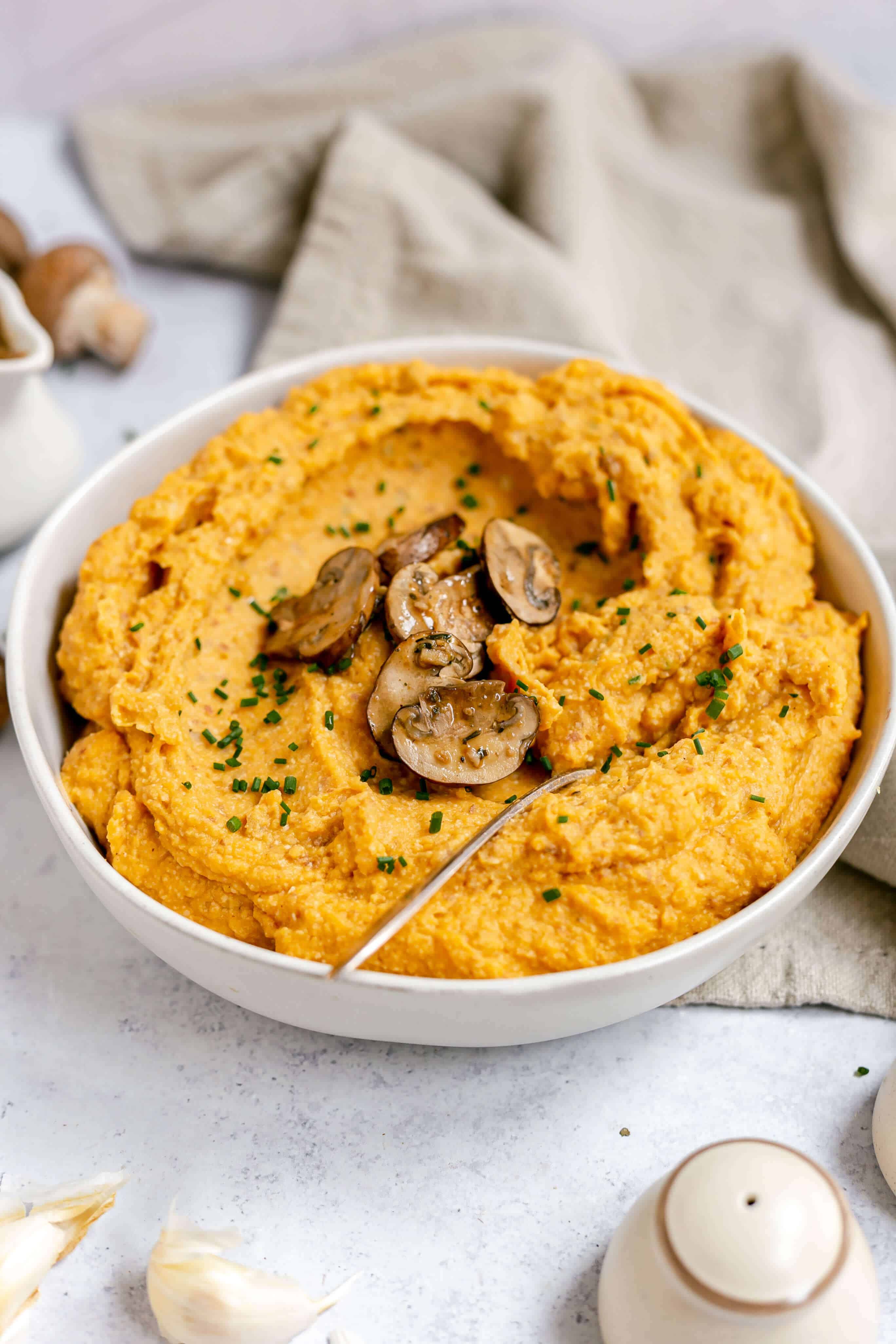 Plant-Based Sweet Potato Mashed Potatoes