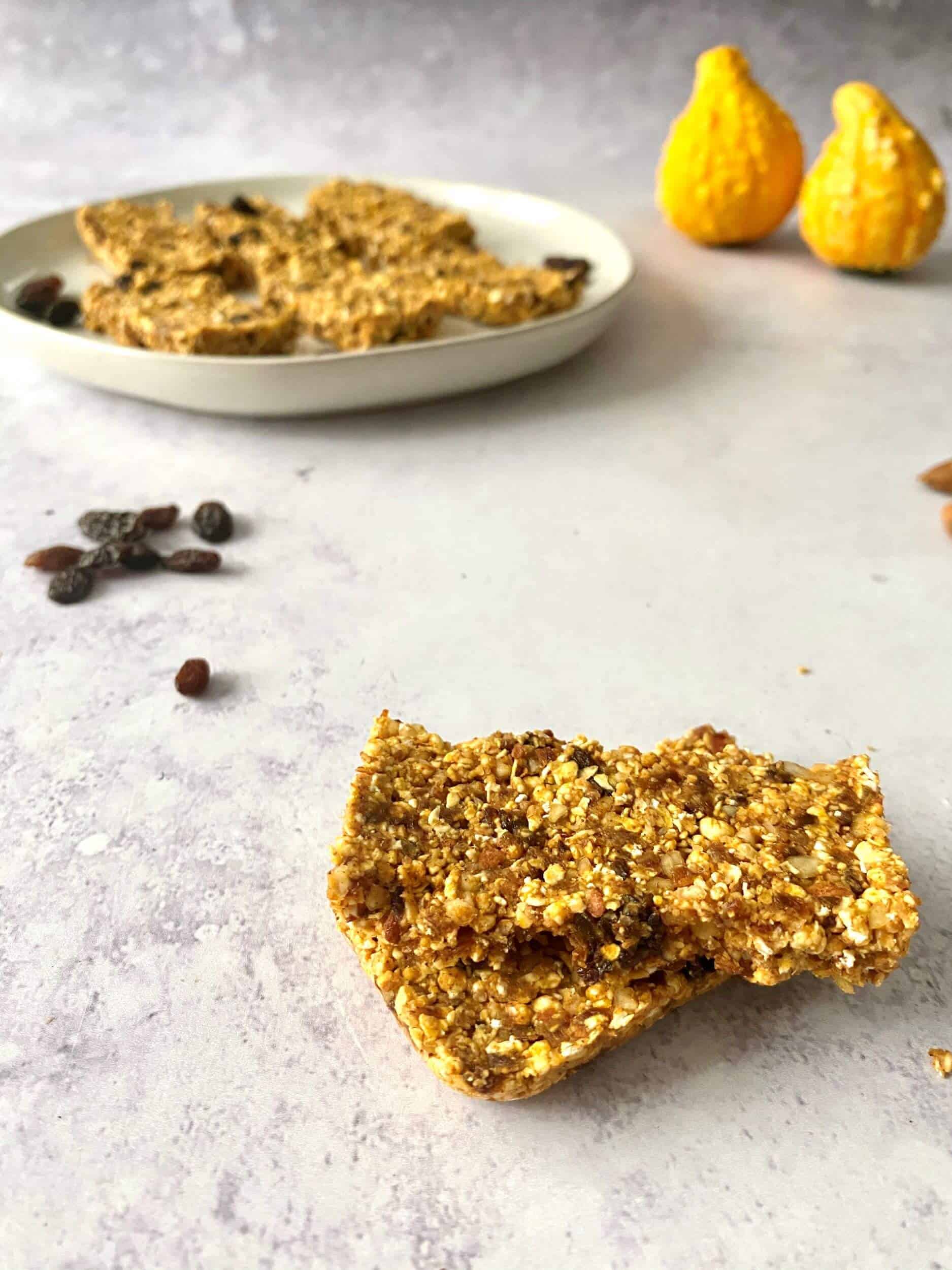 Pumpkin Pie Granola Bars