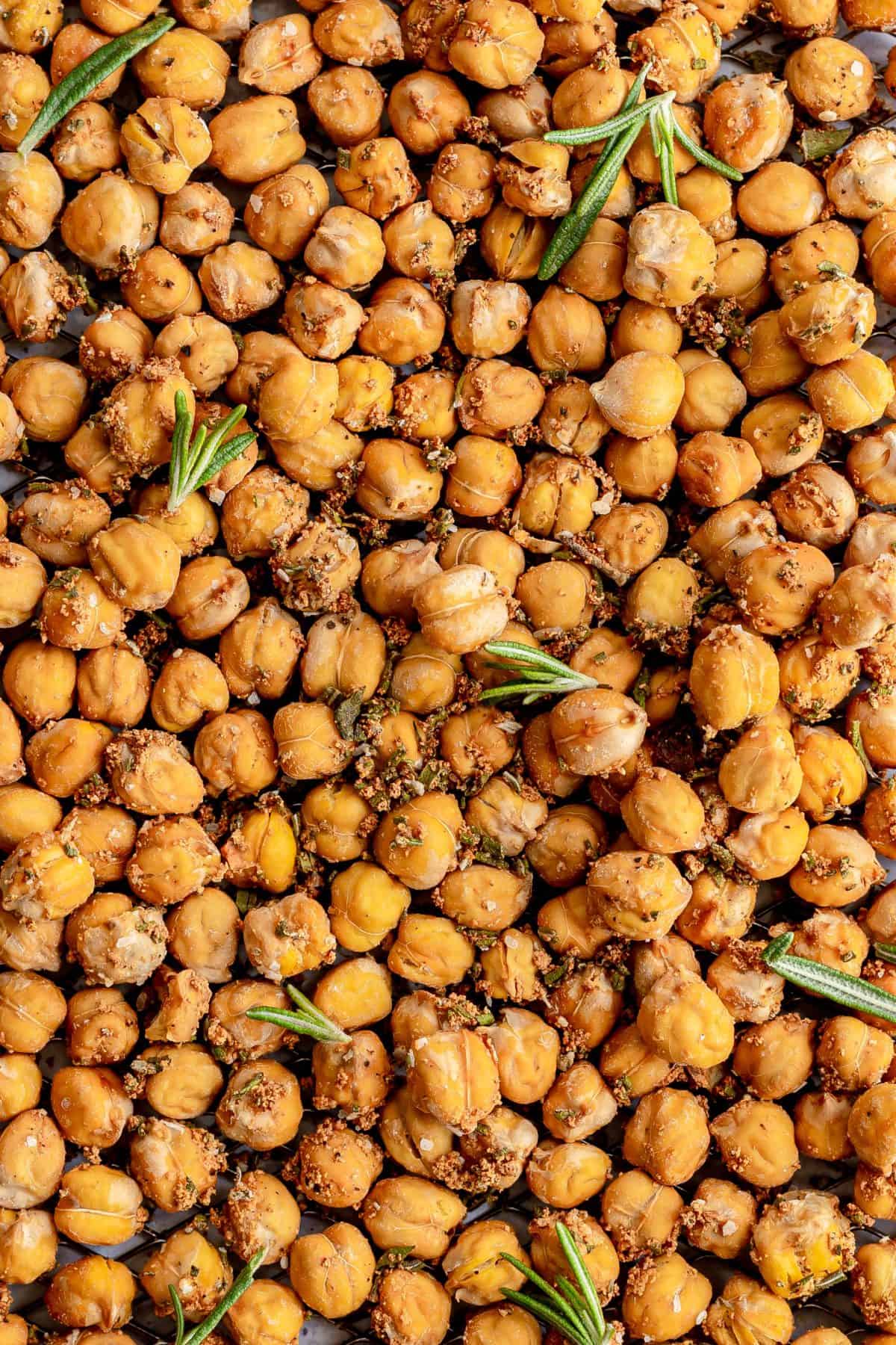 Rosemary Sea-Salt Roasted Chickpeas