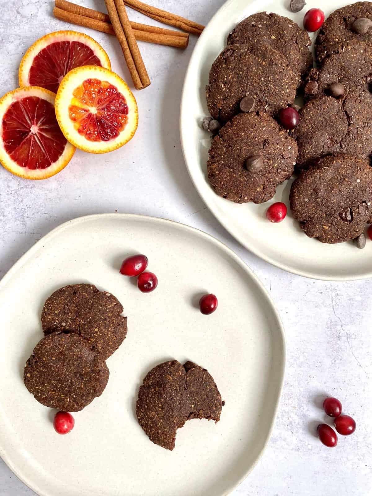 Vegan Chocolate Spice Cookies