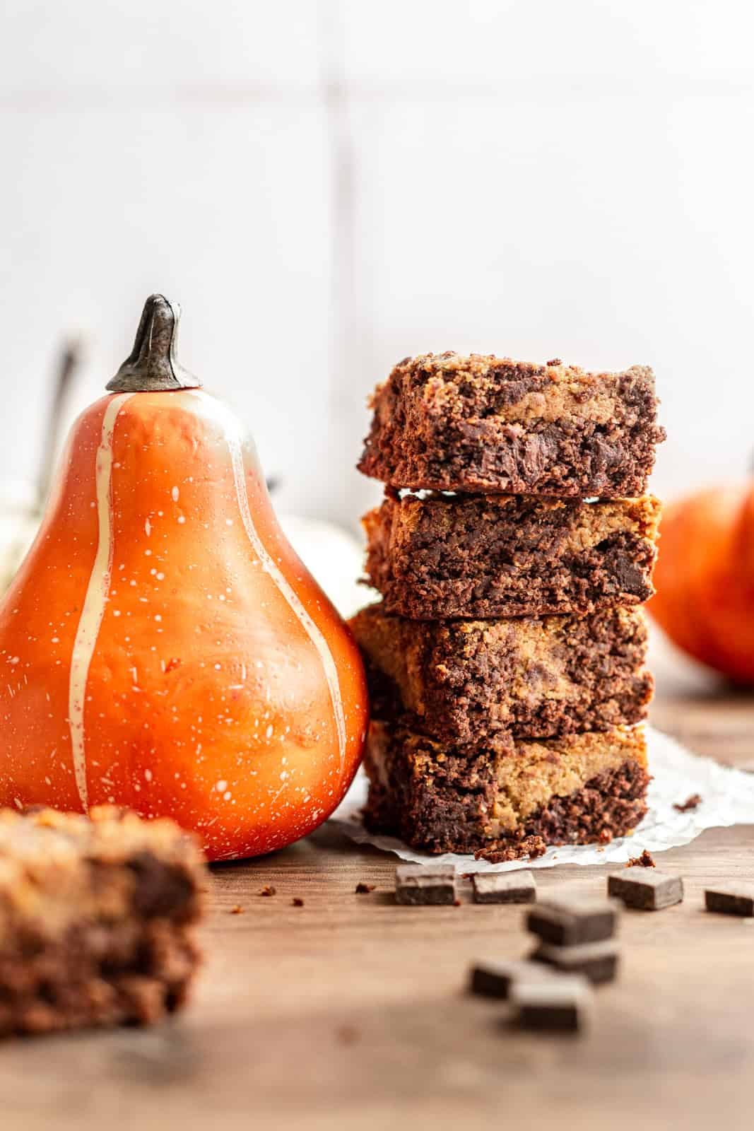 Vegan Pumpkin Brownies