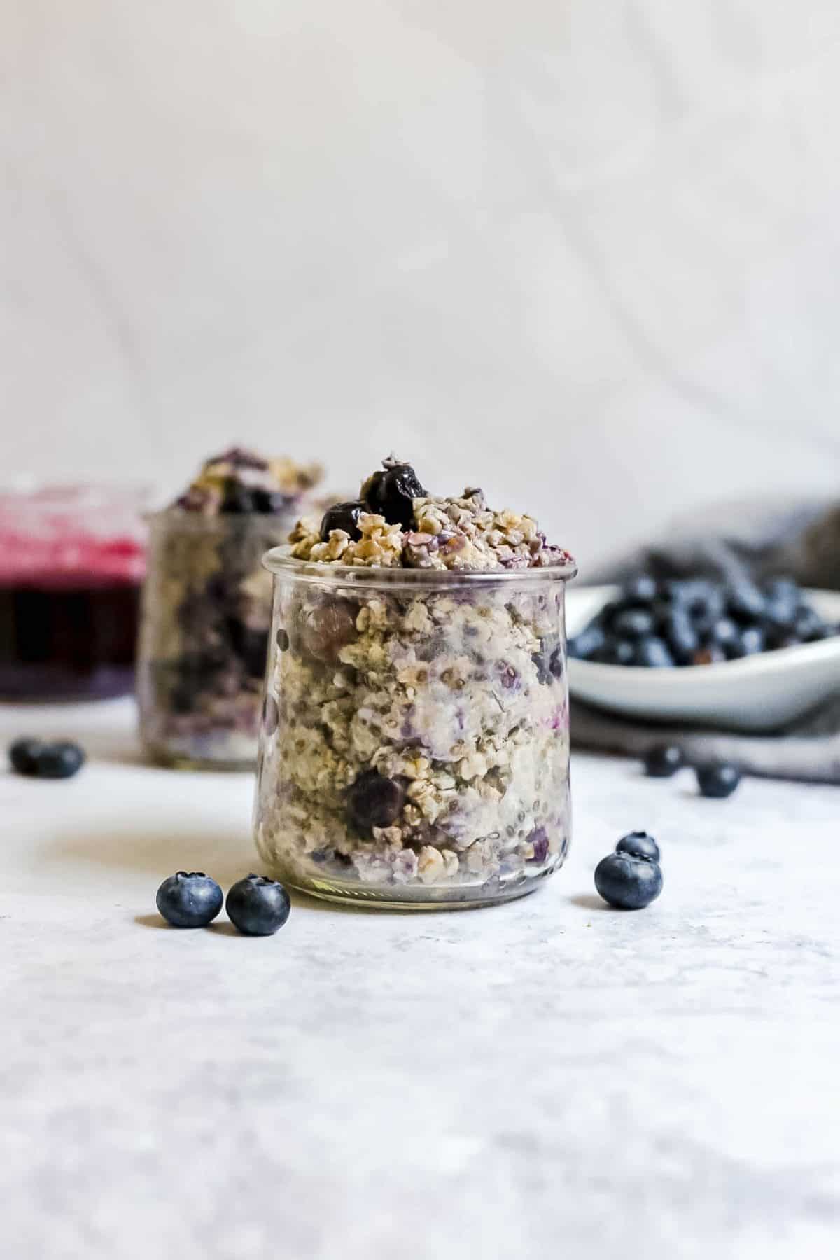 Blueberry Maple Overnight Oats