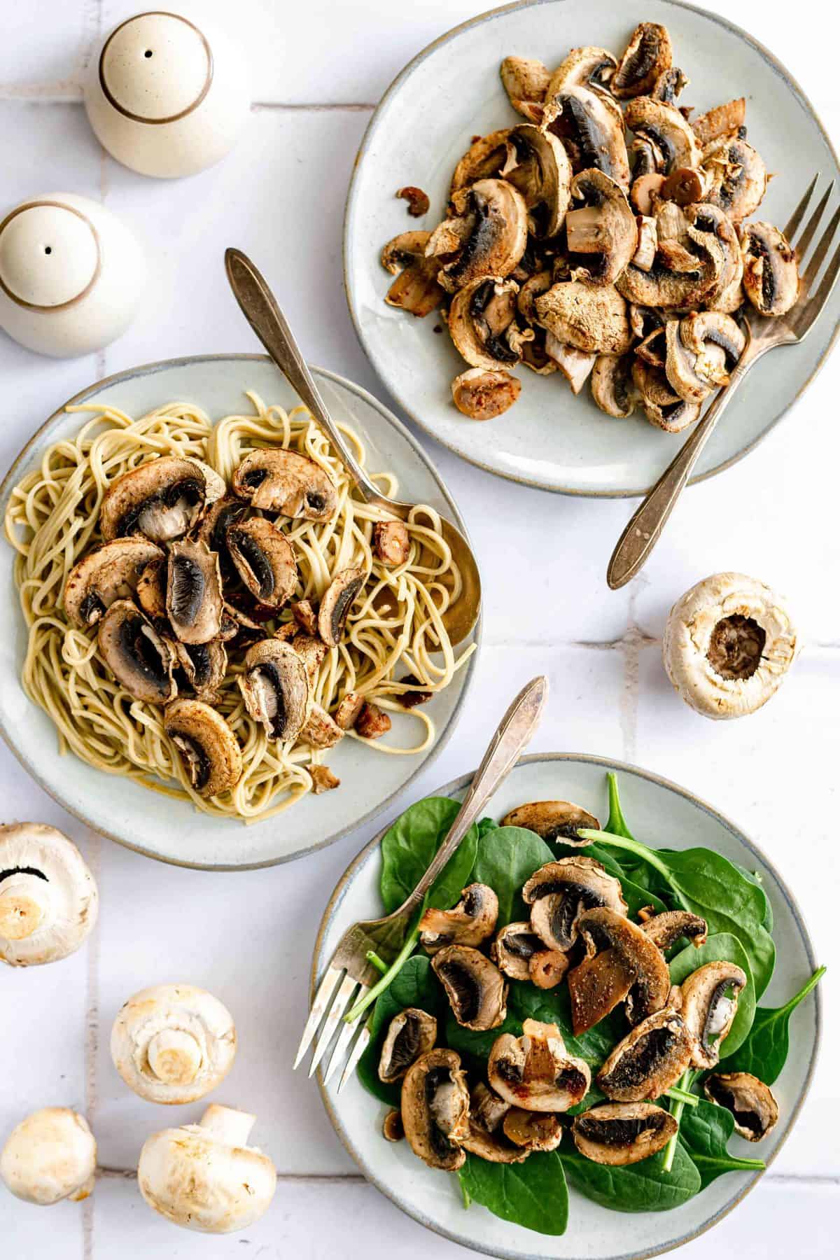 Oil-Free Roasted Mushrooms