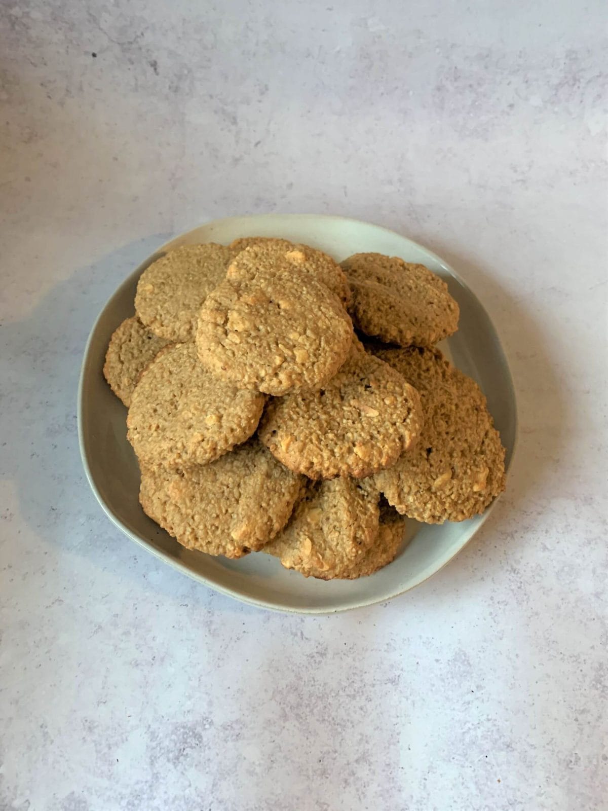 Peanut Butter Banana Oatmeal Cookies