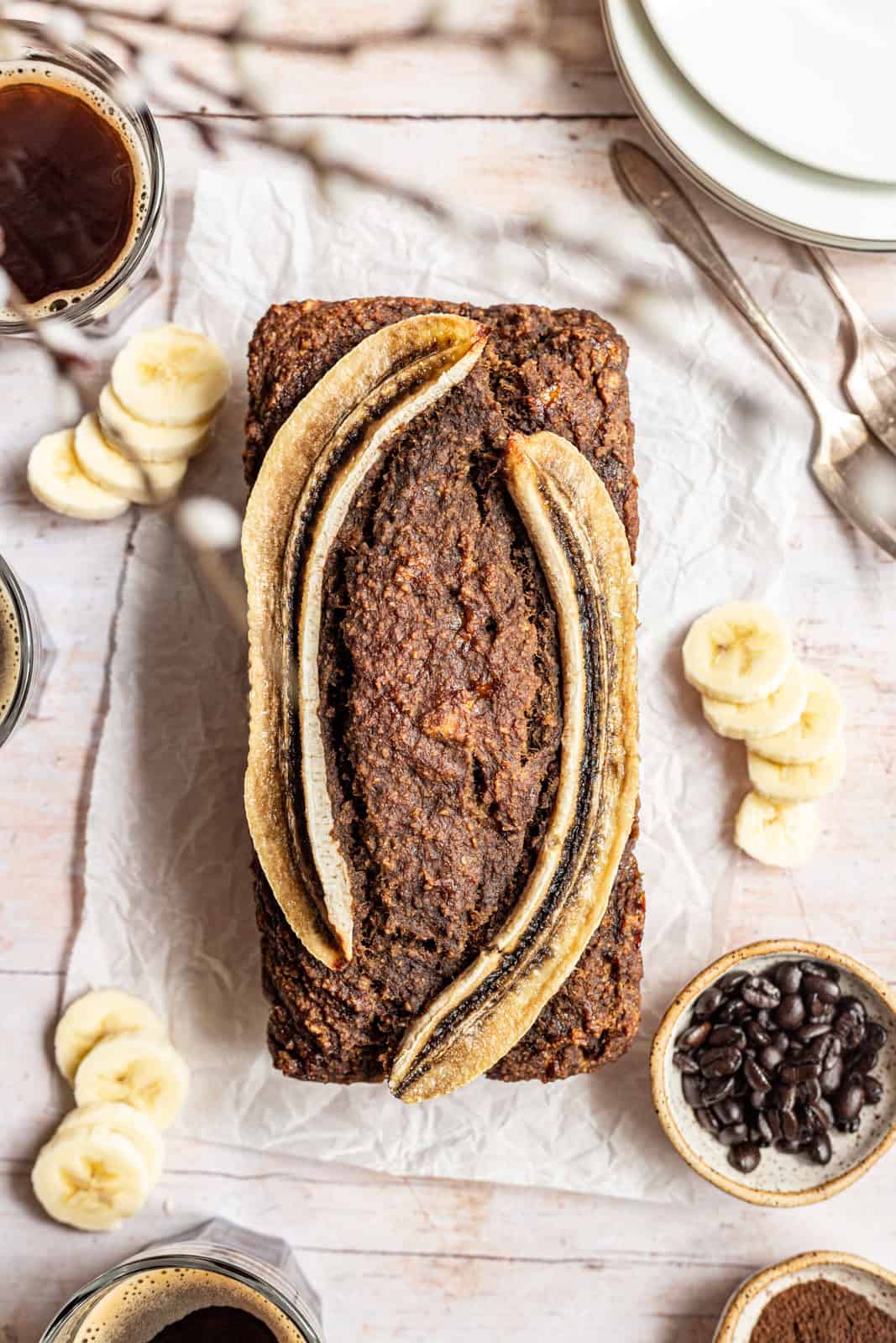 Vegan Coffee Banana Bread