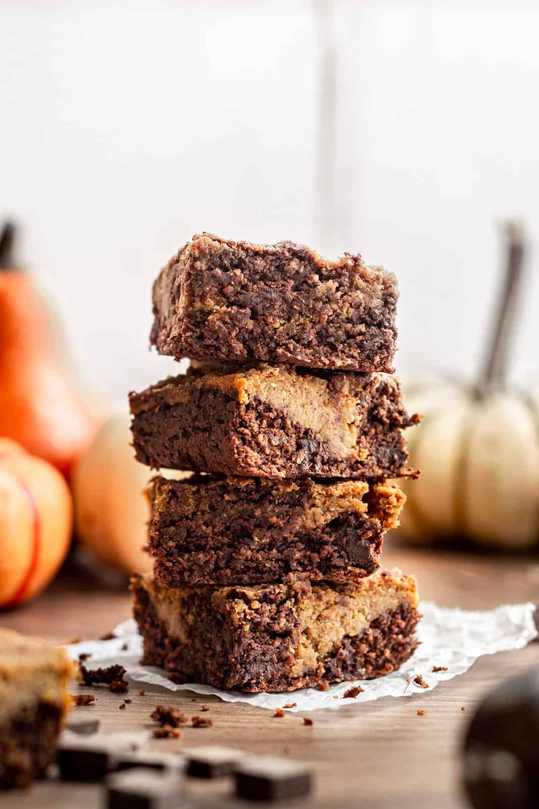 Vegan Pumpkin Brownies
