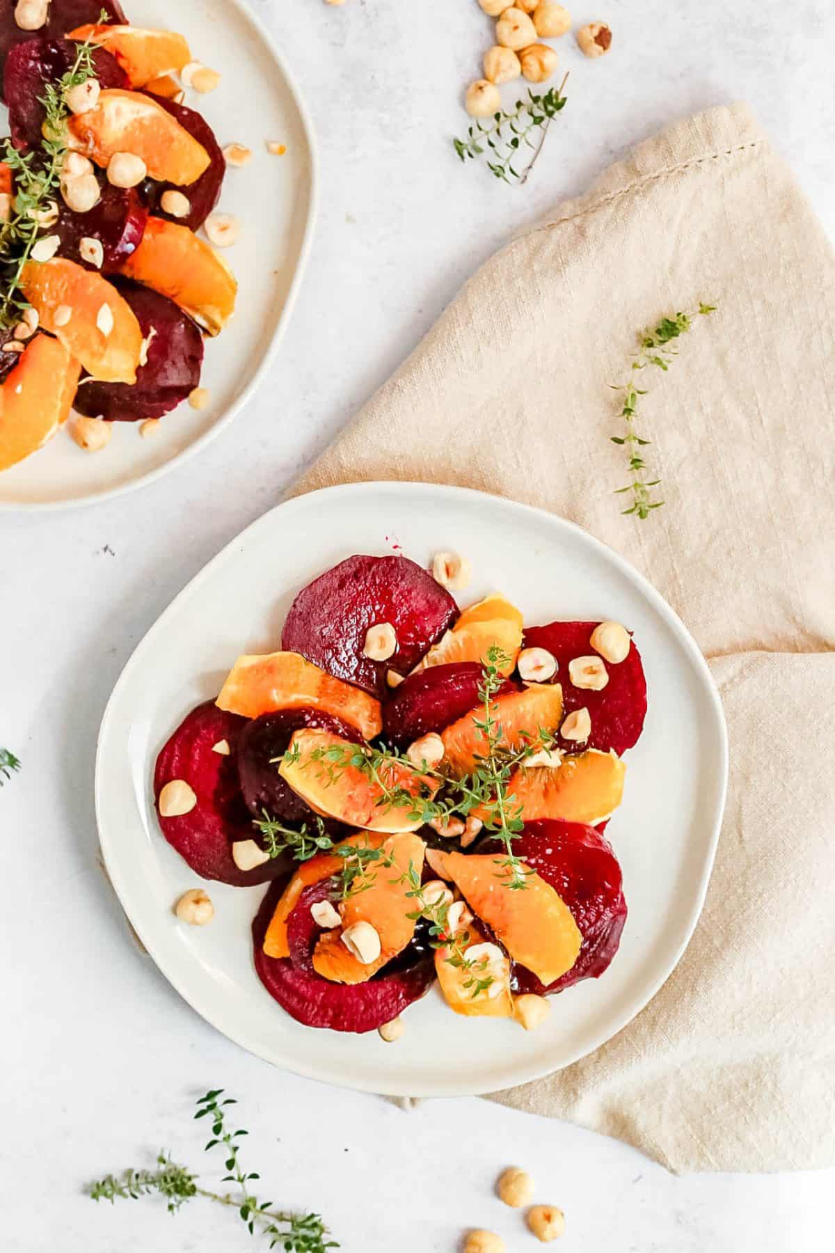 Balsamic Beet Orange Salad