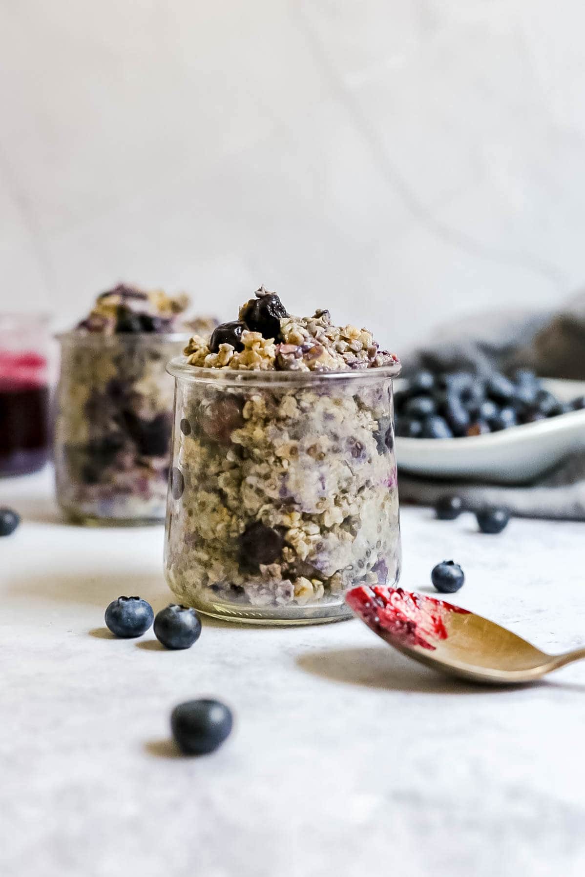 Blueberry Maple Overnight Oats