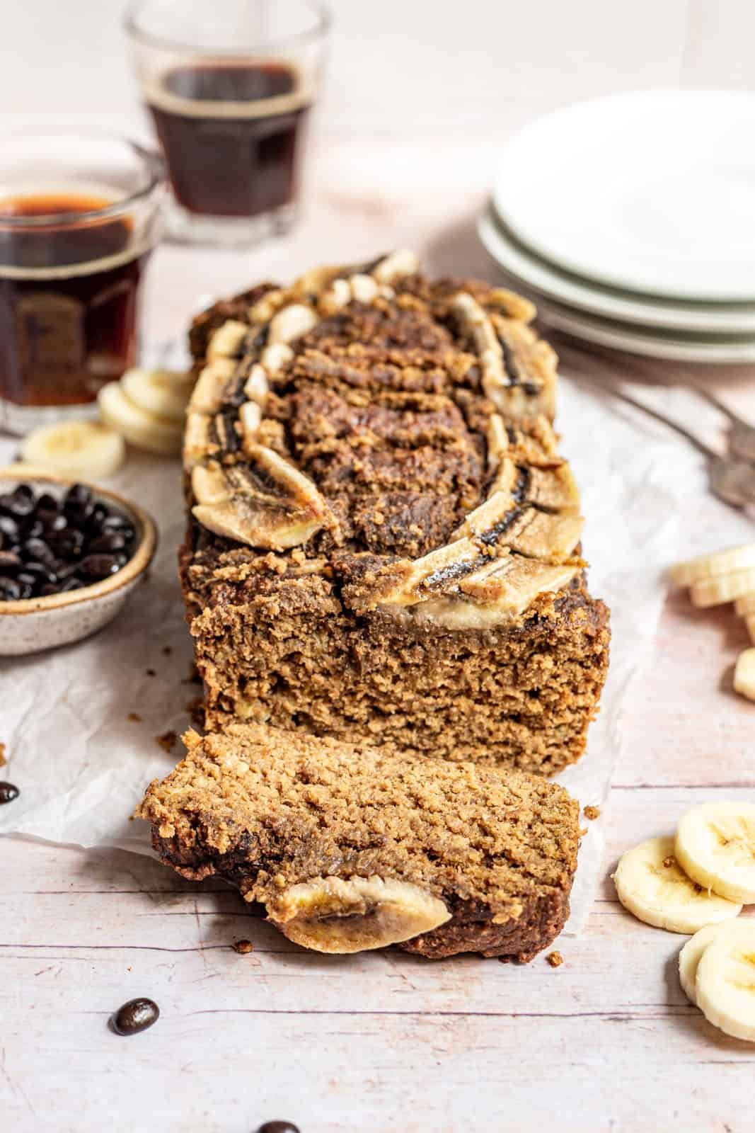 Vegan Coffee Banana Bread