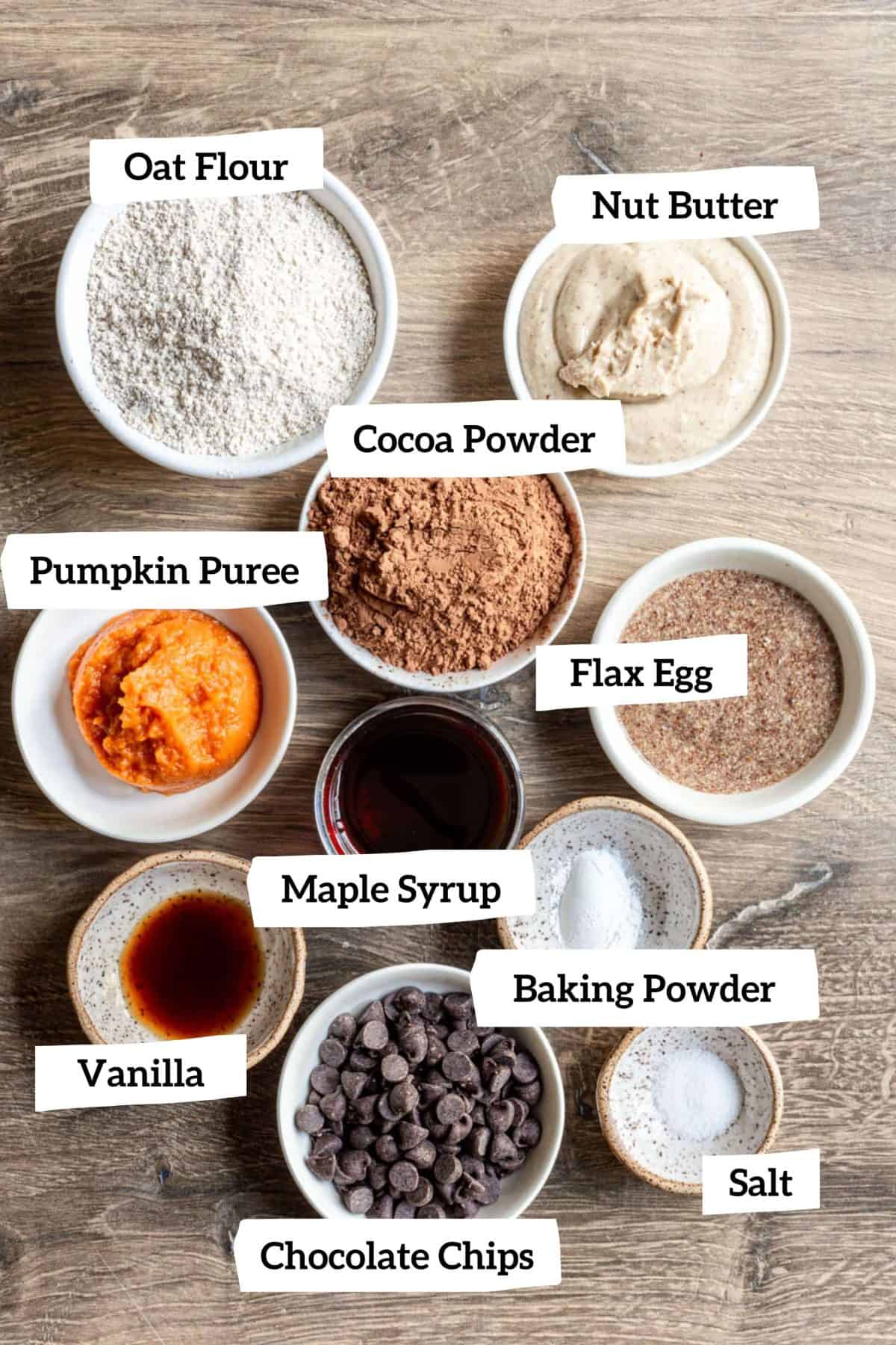 Brownie Layer Ingredients