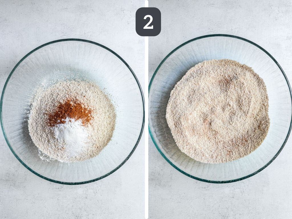 Gluten-Free Vegan Oatmeal Blueberry Muffins Step 2