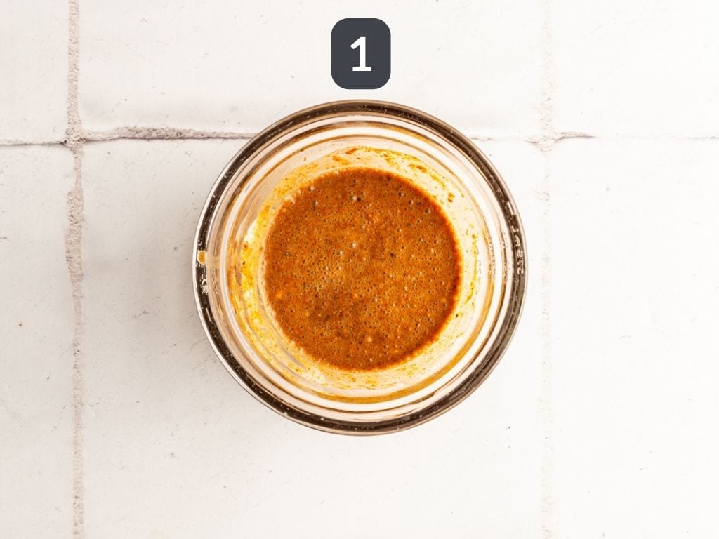 Oil-Free Coconut Curry Tempeh Step 1